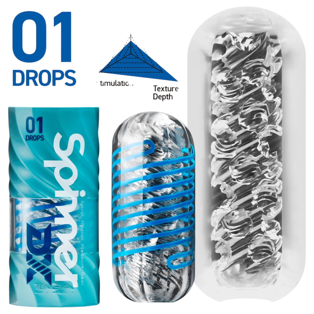 TENGA Spinner DX - maszturbátor férfiaknak (átlátszó) TENGA Spinner DX - maszturbátor férfiaknak (átlátszó)