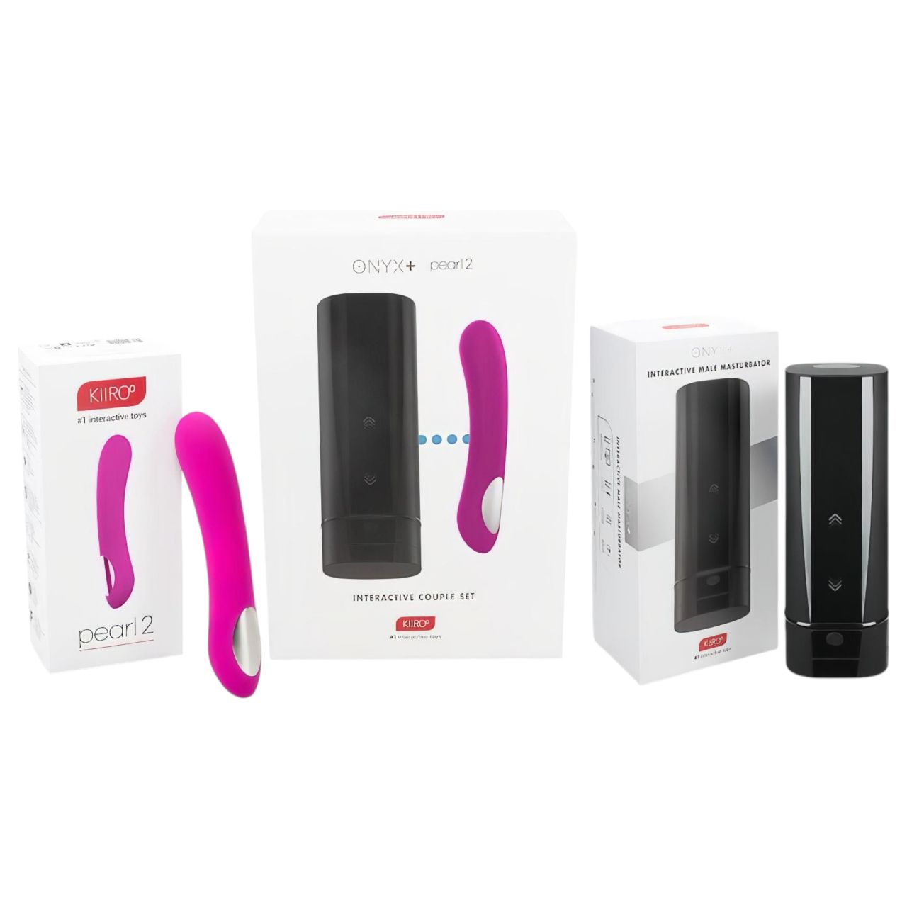 Kiiroo Onyx+ és Pearl 2 - páros szett maszturbátor és vibrátor Kiiroo Onyx+ és Pearl 2 - páros szett maszturbátor és vibrátor