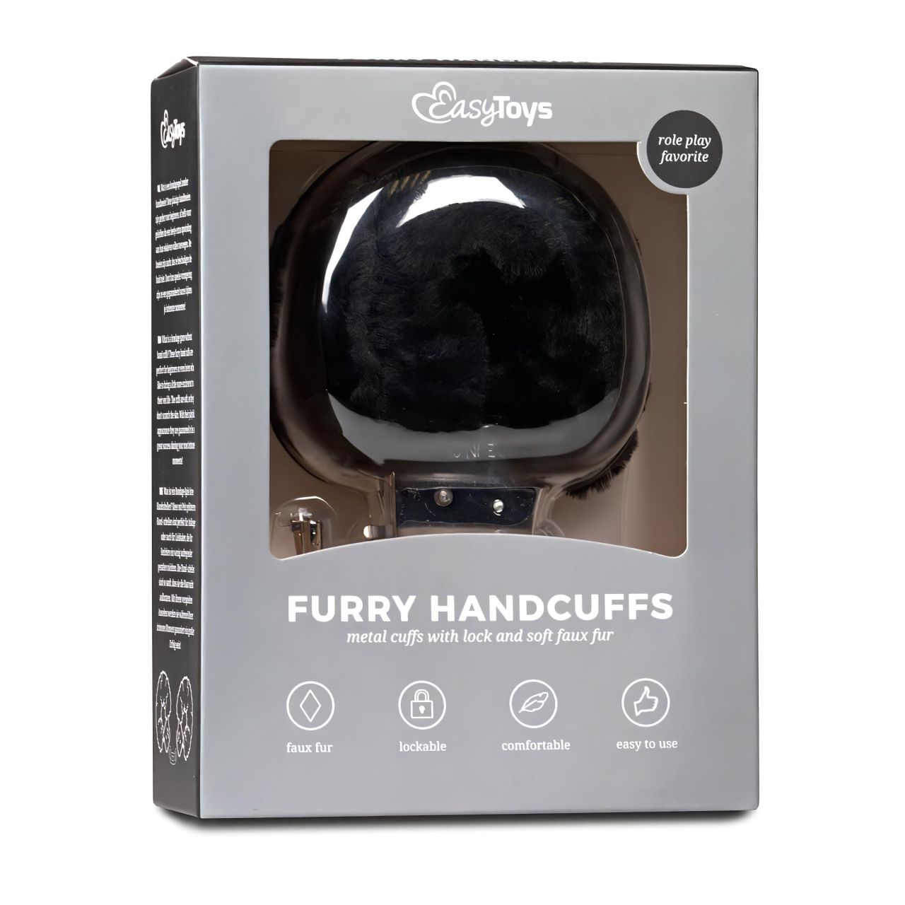 EasyToys - plüss bilincs (fekete) EasyToys - plüss bilincs (fekete)