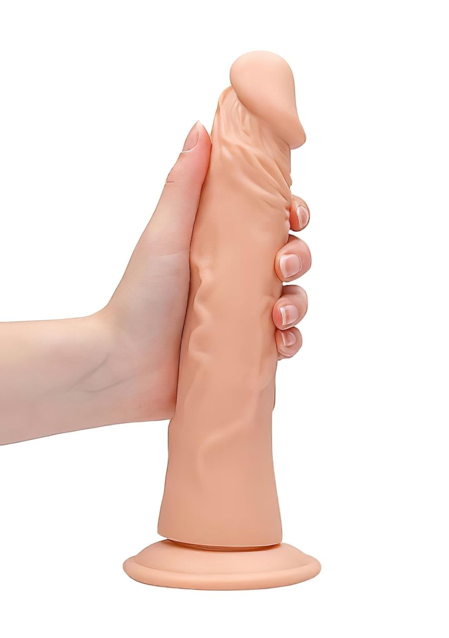 RealRock Dong 9 - élethű dildó (23 cm, testszínű) RealRock Dong 9 - élethű dildó (23 cm, testszínű)