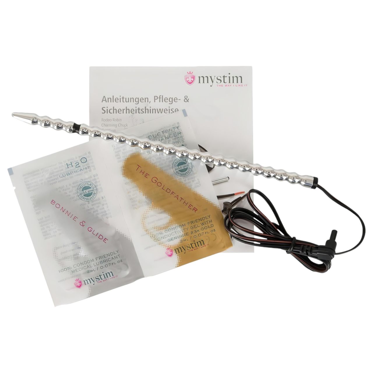 mystim Tickleberry Finn - gömbös, elektro dilátor mystim Tickleberry Finn - gömbös, elektro dilátor