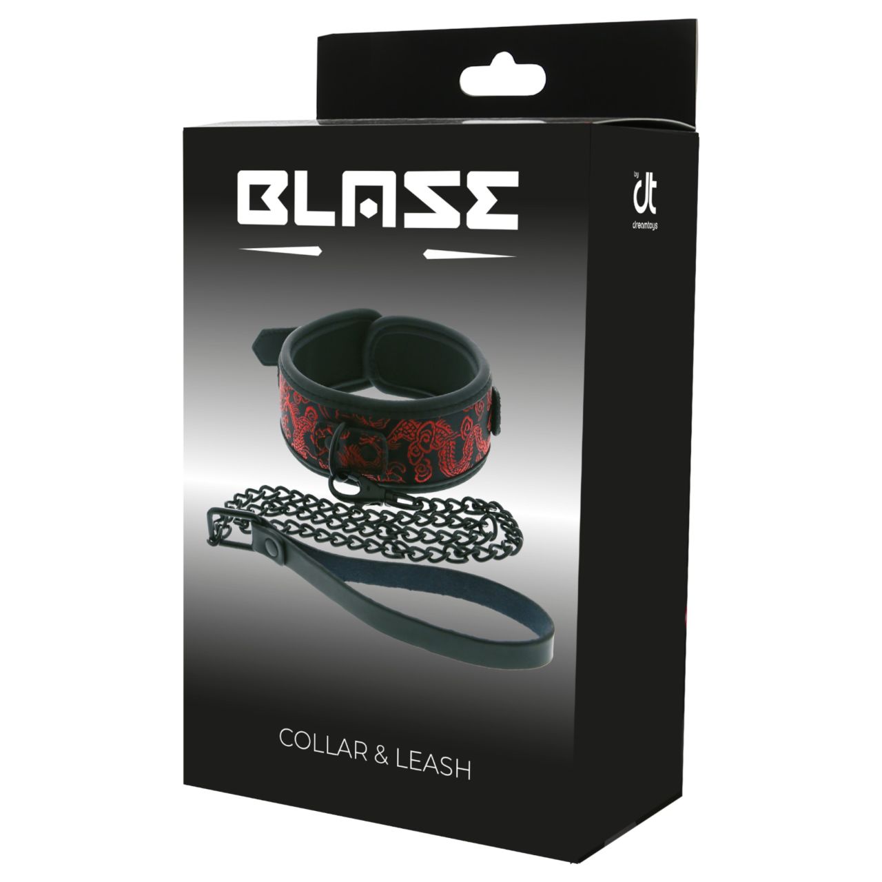 Dreamtoys Blaze - nyakörv és póráz szett (fekete) Dreamtoys Blaze - nyakörv és póráz szett (fekete)