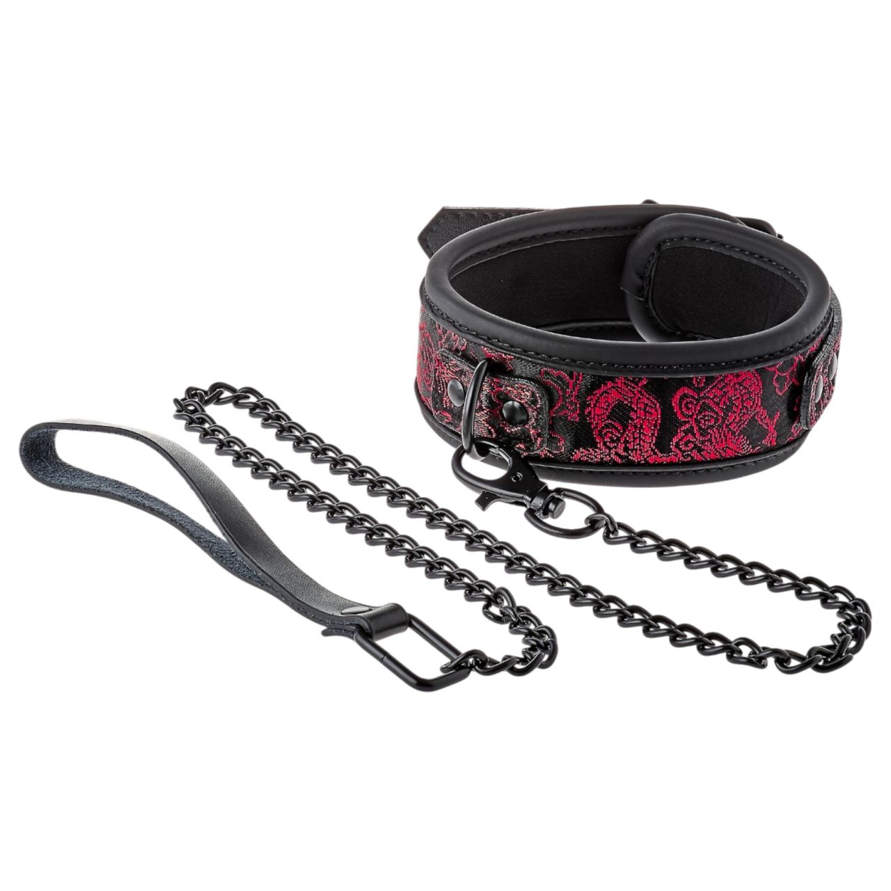Dreamtoys Blaze - nyakörv és póráz szett (fekete) Dreamtoys Blaze - nyakörv és póráz szett (fekete)