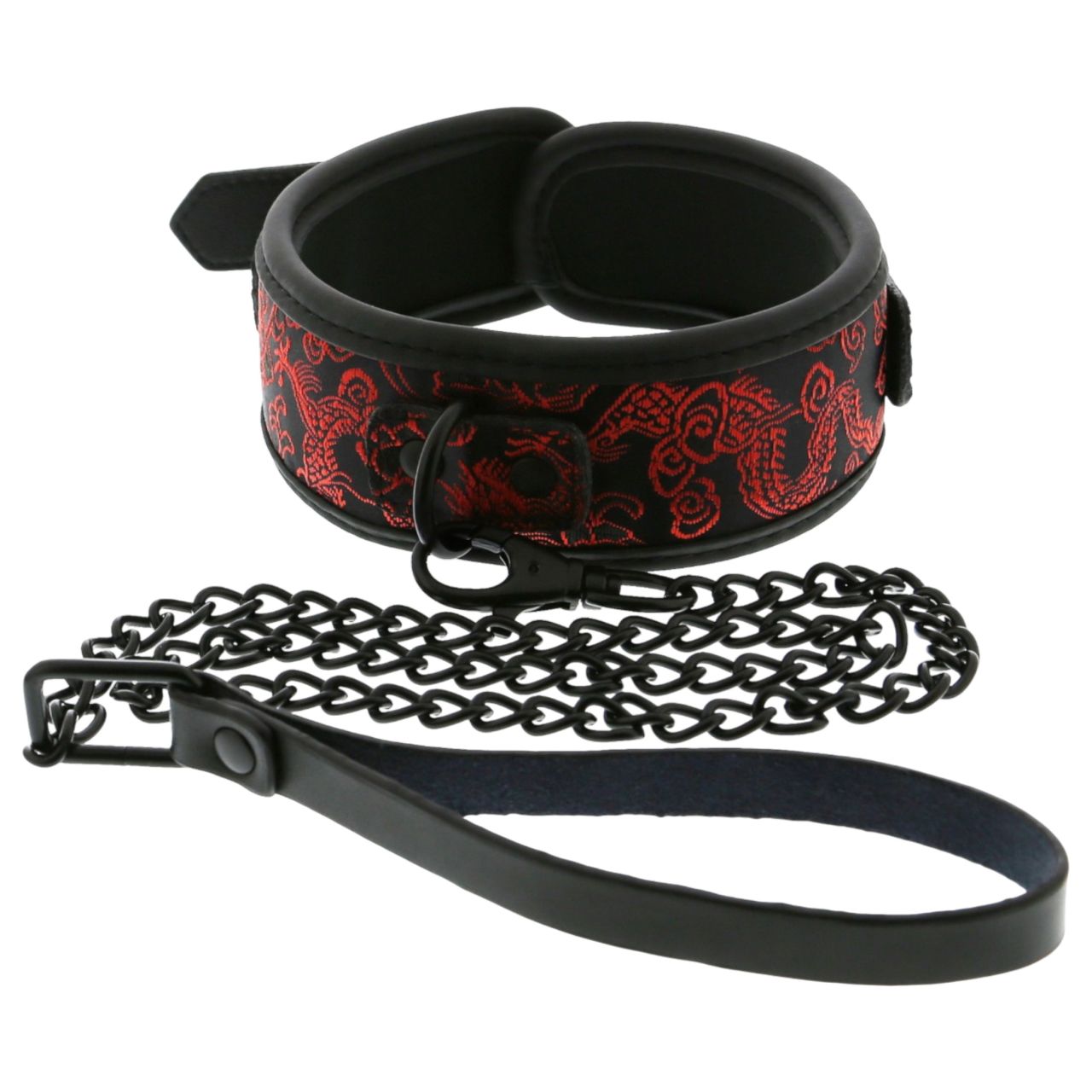 Dreamtoys Blaze - nyakörv és póráz szett (fekete) Dreamtoys Blaze - nyakörv és póráz szett (fekete)