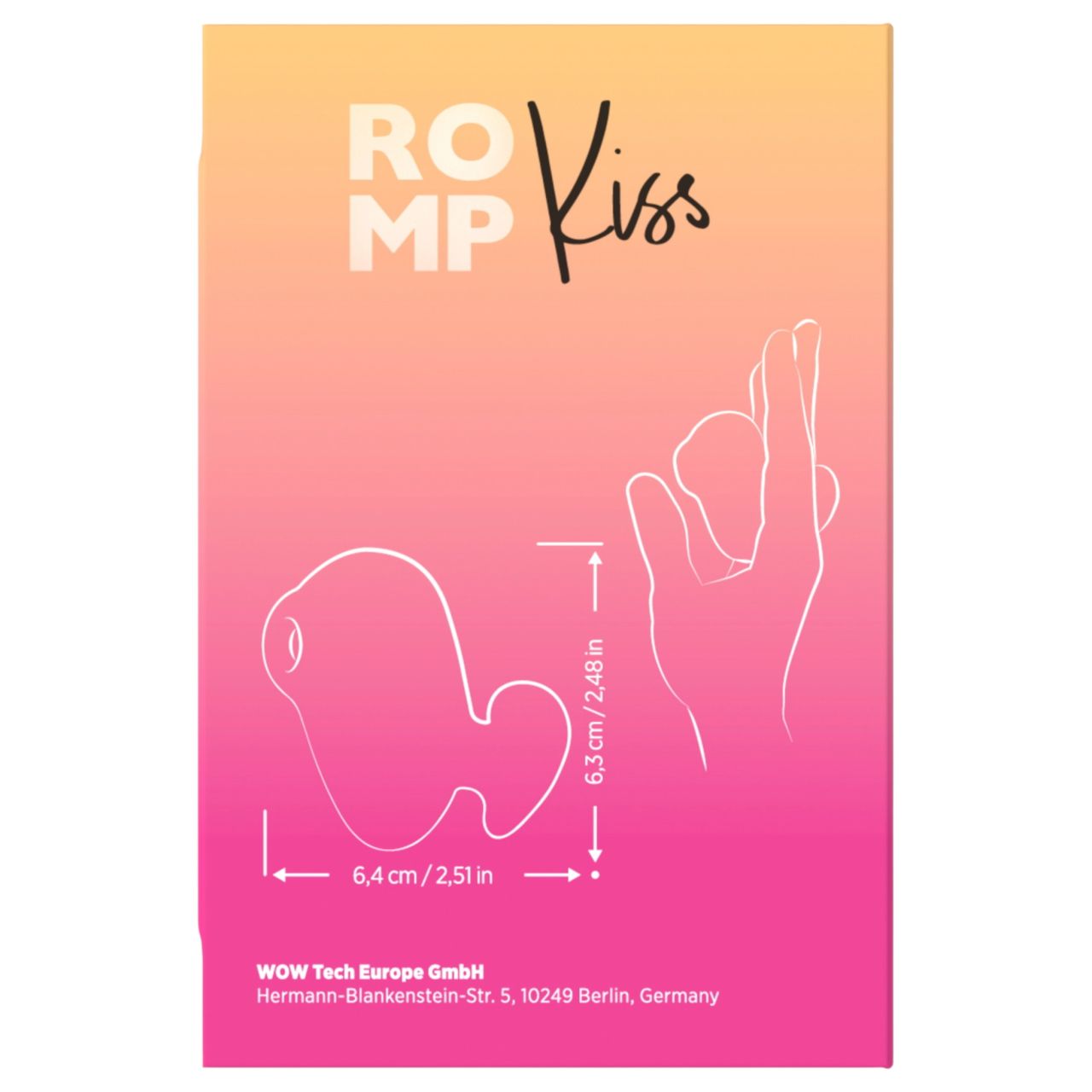 ROMP Kiss - léghullámos csiklóizgató (rózsaszín) ROMP Kiss - léghullámos csiklóizgató (rózsaszín)