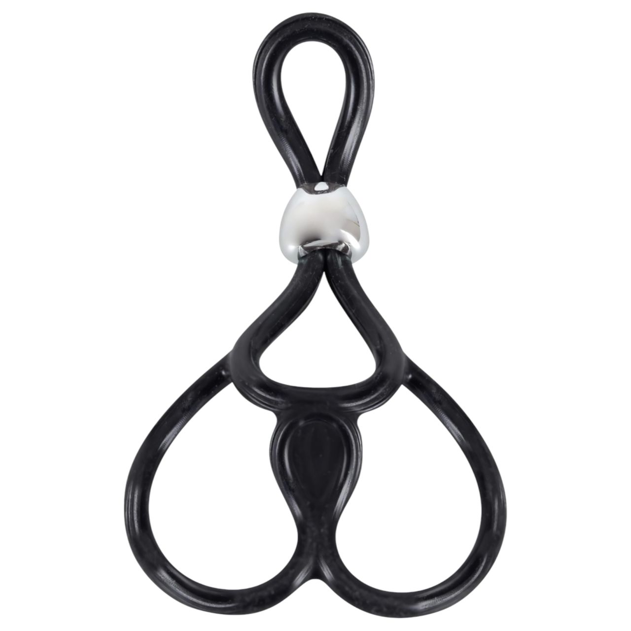 You2Toys - Tripla, állítható pénisz- és heregyűrű (fekete) You2Toys - Tripla, állítható pénisz- és heregyűrű (fekete)