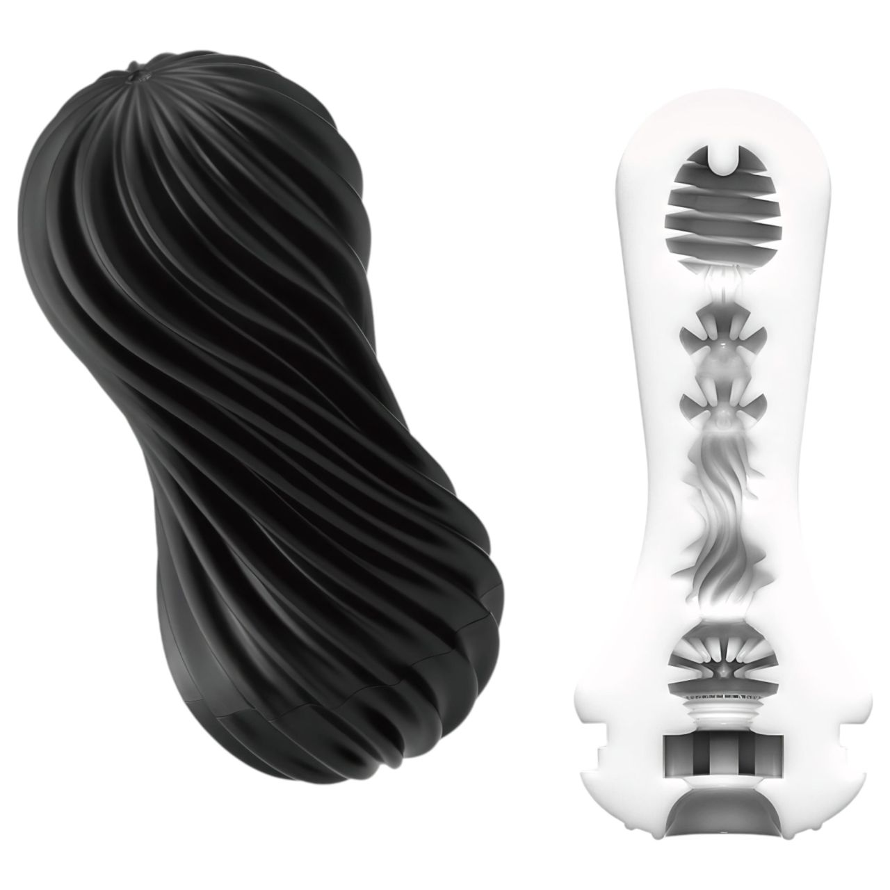TENGA Flex - maszturbátor férfiaknak (fekete) TENGA Flex - maszturbátor férfiaknak (fekete)
