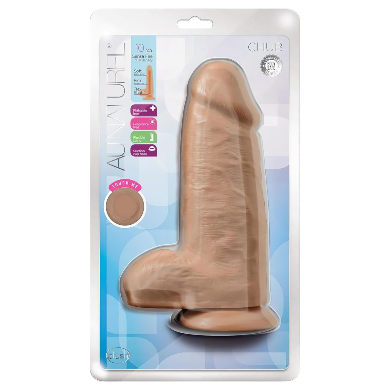 Blush Chub - élethű, tapadótalpas dildó - 18 cm (testszínű) Blush Chub - élethű, tapadótalpas dildó - 18 cm (testszínű)