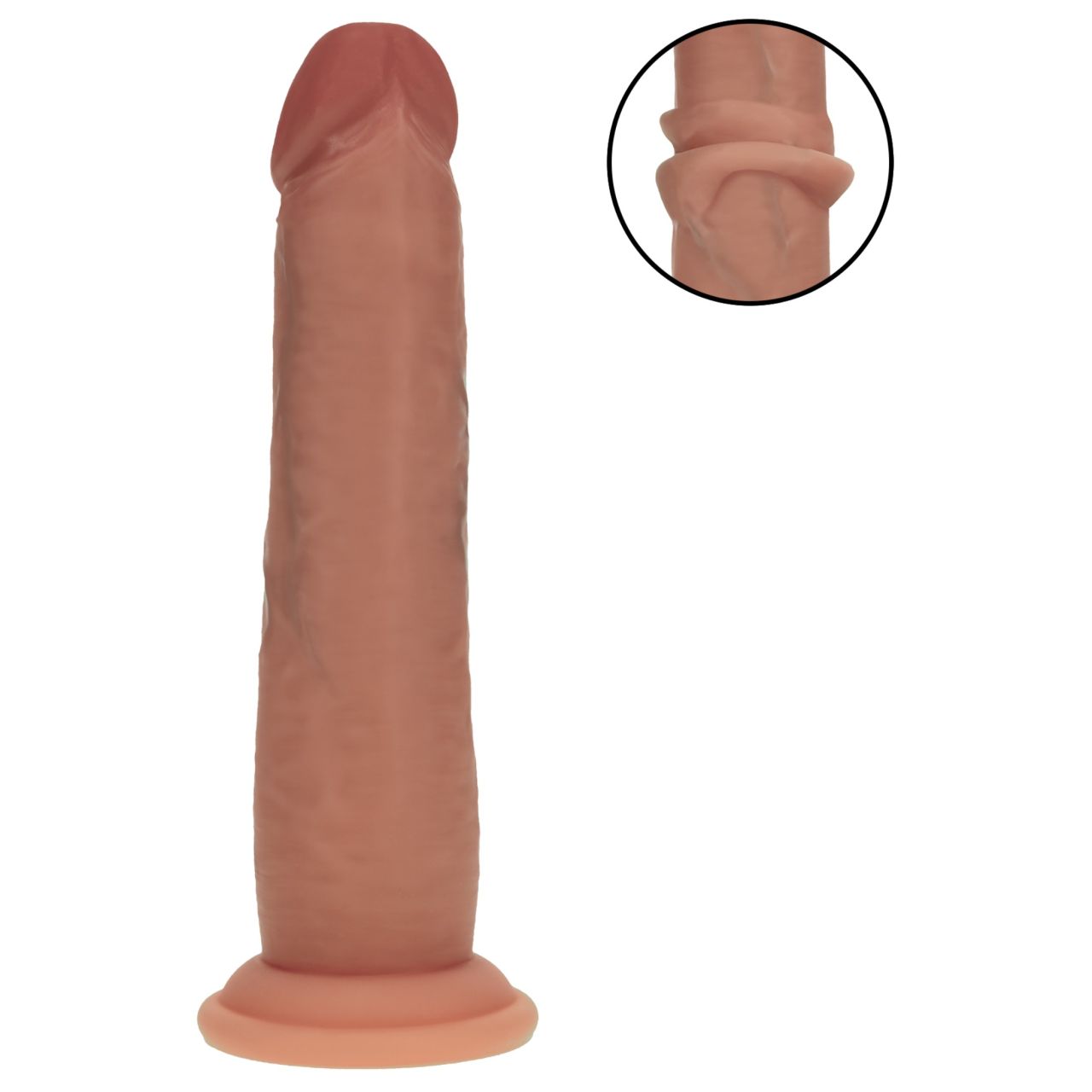 RealRock - dupla sűrűségű élethű dildó (napbarnított) - 18,5 cm RealRock - dupla sűrűségű élethű dildó (napbarnított) - 18,5 cm
