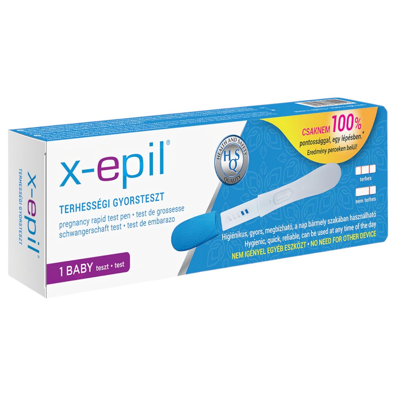 X-Epil - terhességi gyorsteszt toll (1 db)