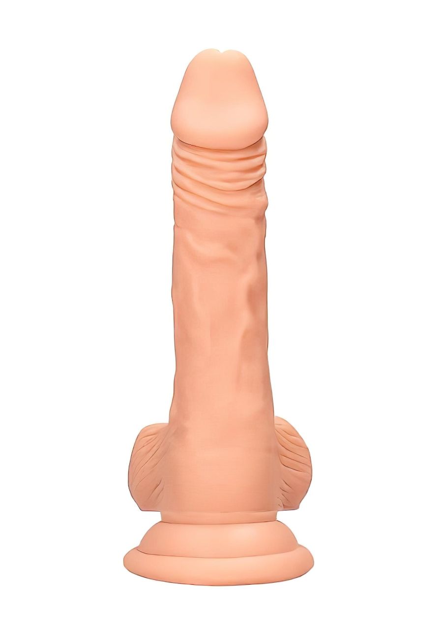 RealRock Dong 7 - élethű, herés dildó (17 cm, testszínű) RealRock Dong 7 - élethű, herés dildó (17 cm, testszínű)