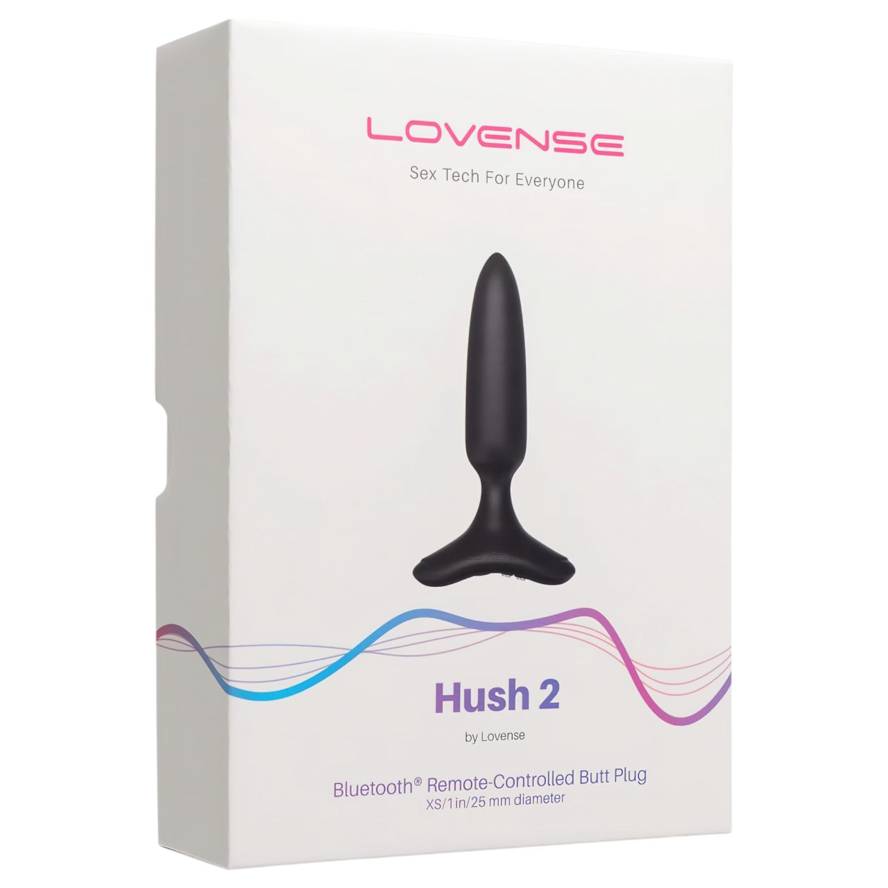 LOVENSE Hush 2 XS - akkus kis anál vibrátor (25 mm, fekete) LOVENSE Hush 2 XS - akkus kis anál vibrátor (25 mm, fekete)