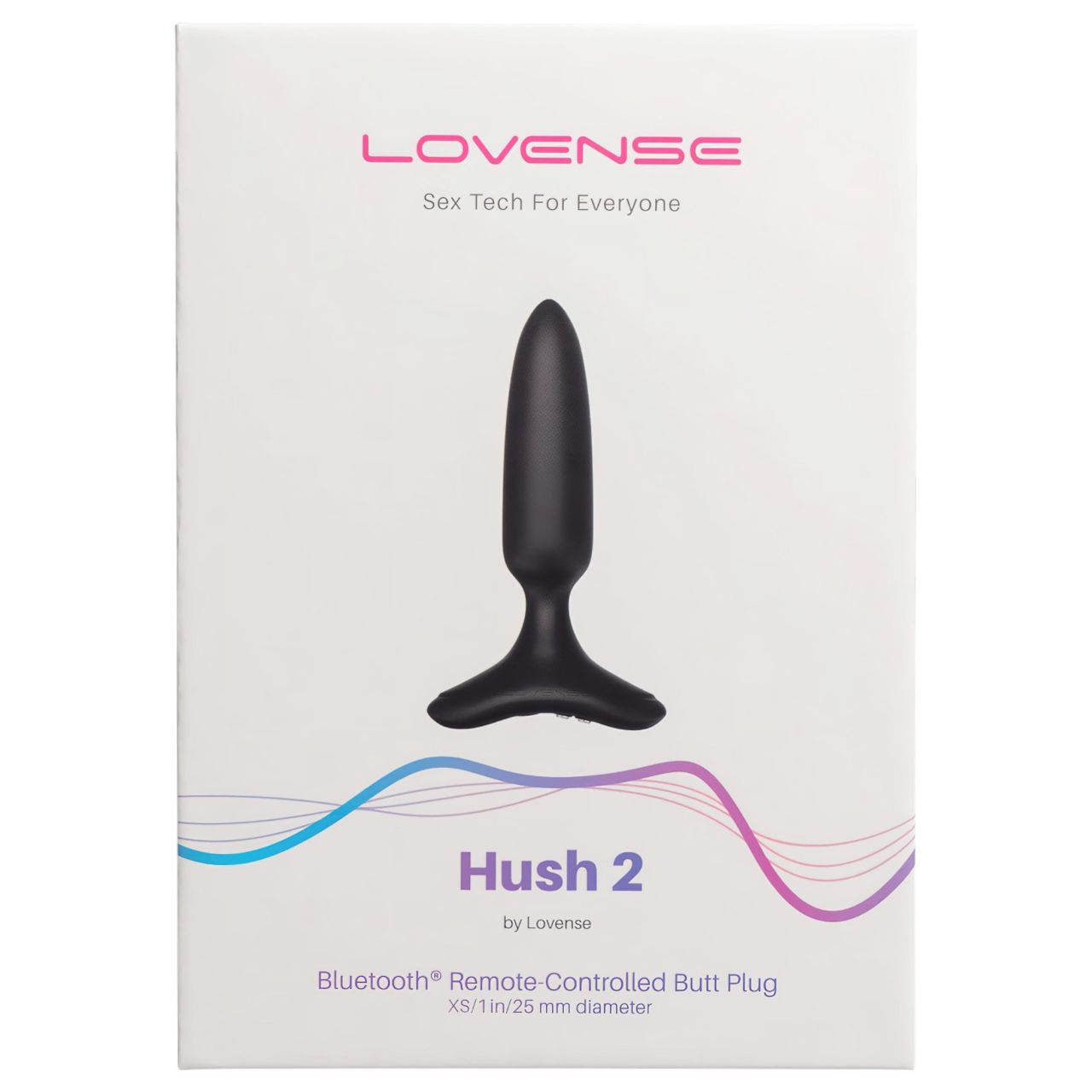 LOVENSE Hush 2 XS - akkus kis anál vibrátor (25 mm, fekete) LOVENSE Hush 2 XS - akkus kis anál vibrátor (25 mm, fekete)