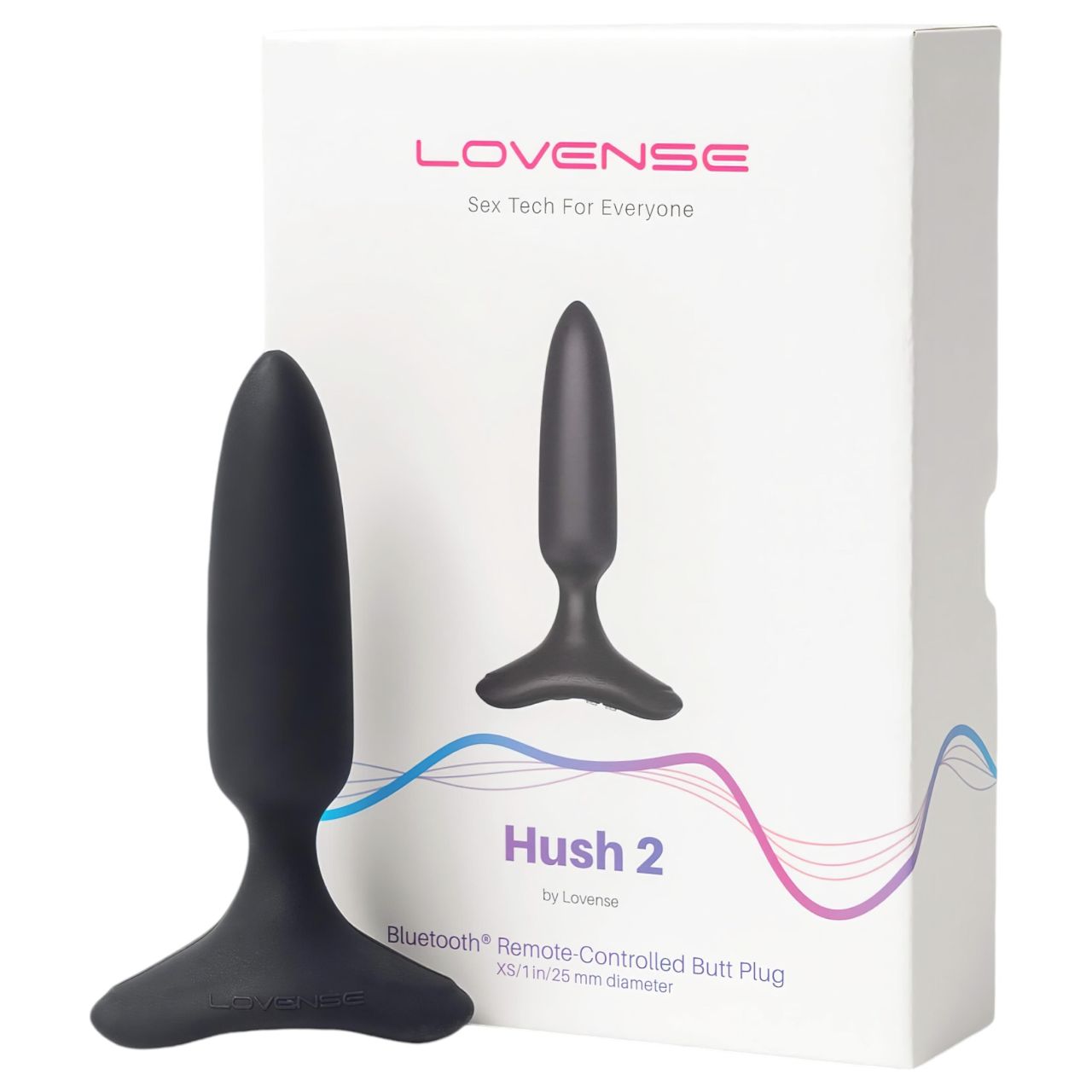 LOVENSE Hush 2 XS - akkus kis anál vibrátor (25 mm, fekete) LOVENSE Hush 2 XS - akkus kis anál vibrátor (25 mm, fekete)