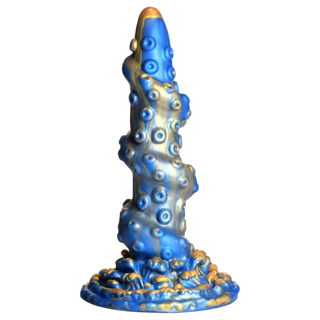 Creature Cocks Kraken - spirál polipkar dildó - 21 cm (arany-kék) Creature Cocks Kraken - spirál polipkar dildó - 21 cm (arany-kék)