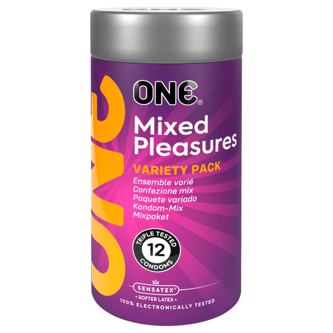 ONE Mixed Pleasures - óvszer csomag (12 db) ONE Mixed Pleasures - óvszer csomag (12 db)