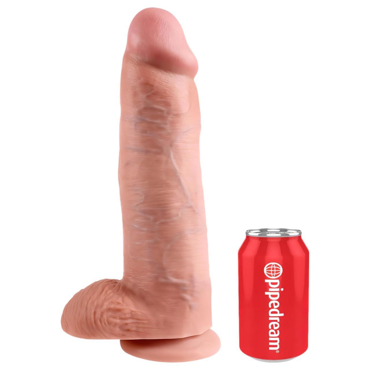 King Cock 12 herés nagy dildó (30 cm, testszínű) King Cock 12 herés nagy dildó (30 cm, testszínű)