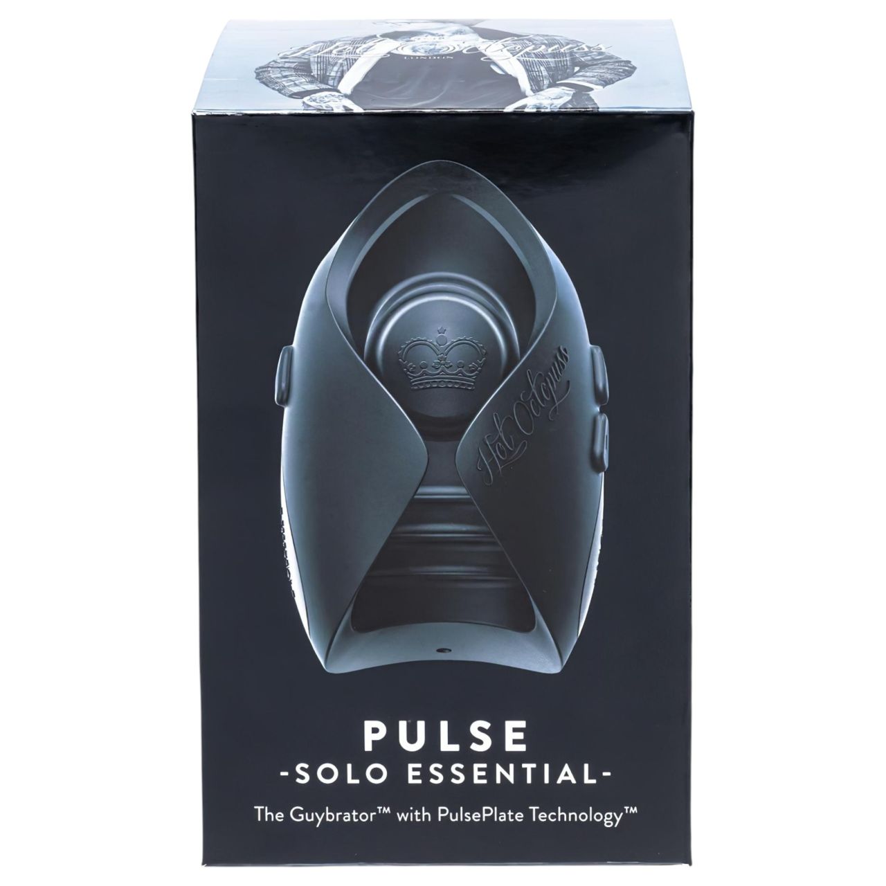 Hot Octopuss Pulse Solo Essential - akkus maszturbátor (fekete)