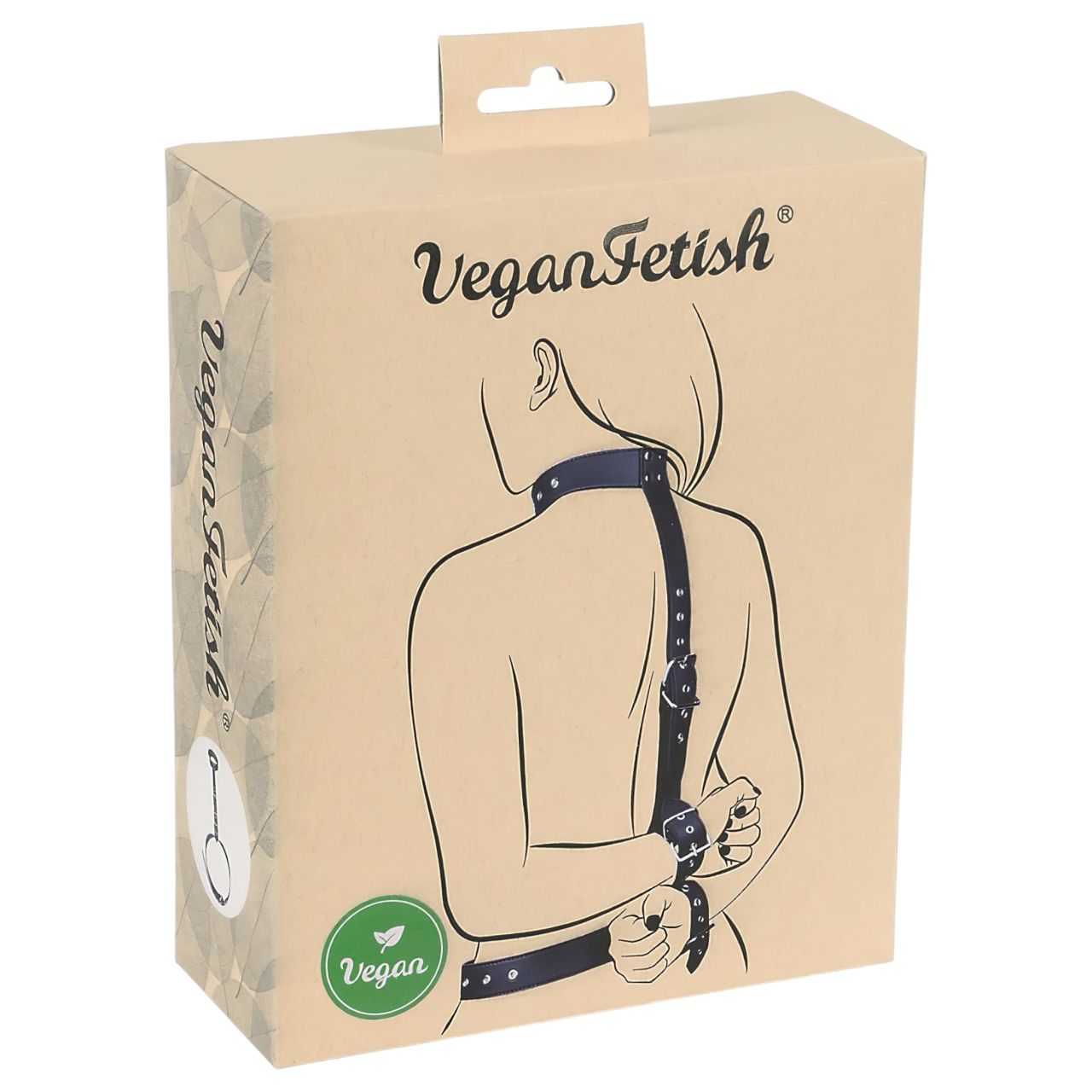Vegan Fetish - kezeket hátra kötöző szett (fekete) Vegan Fetish - kezeket hátra kötöző szett (fekete)