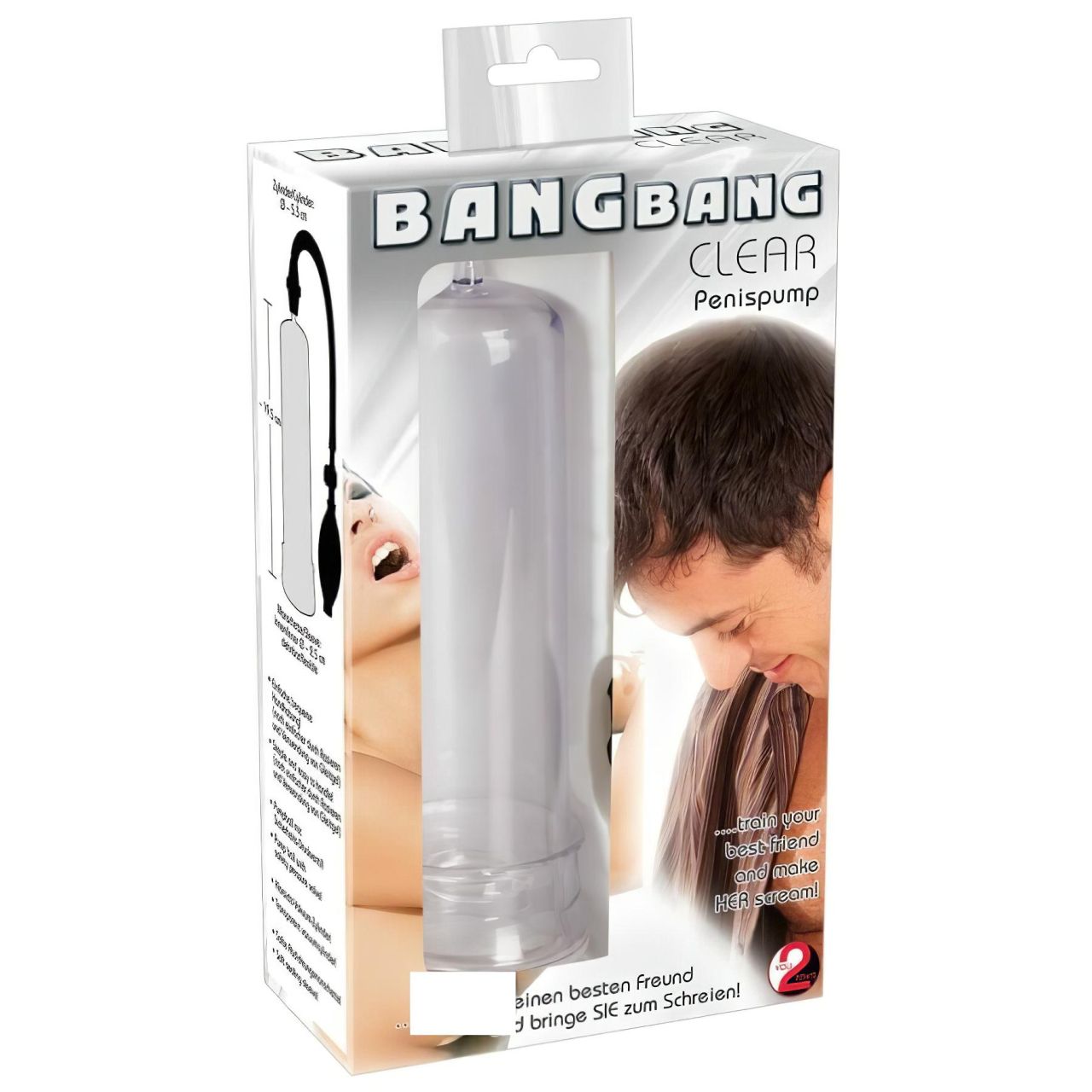 You2Toys - Bang Bang péniszpumpa (átlátszó)