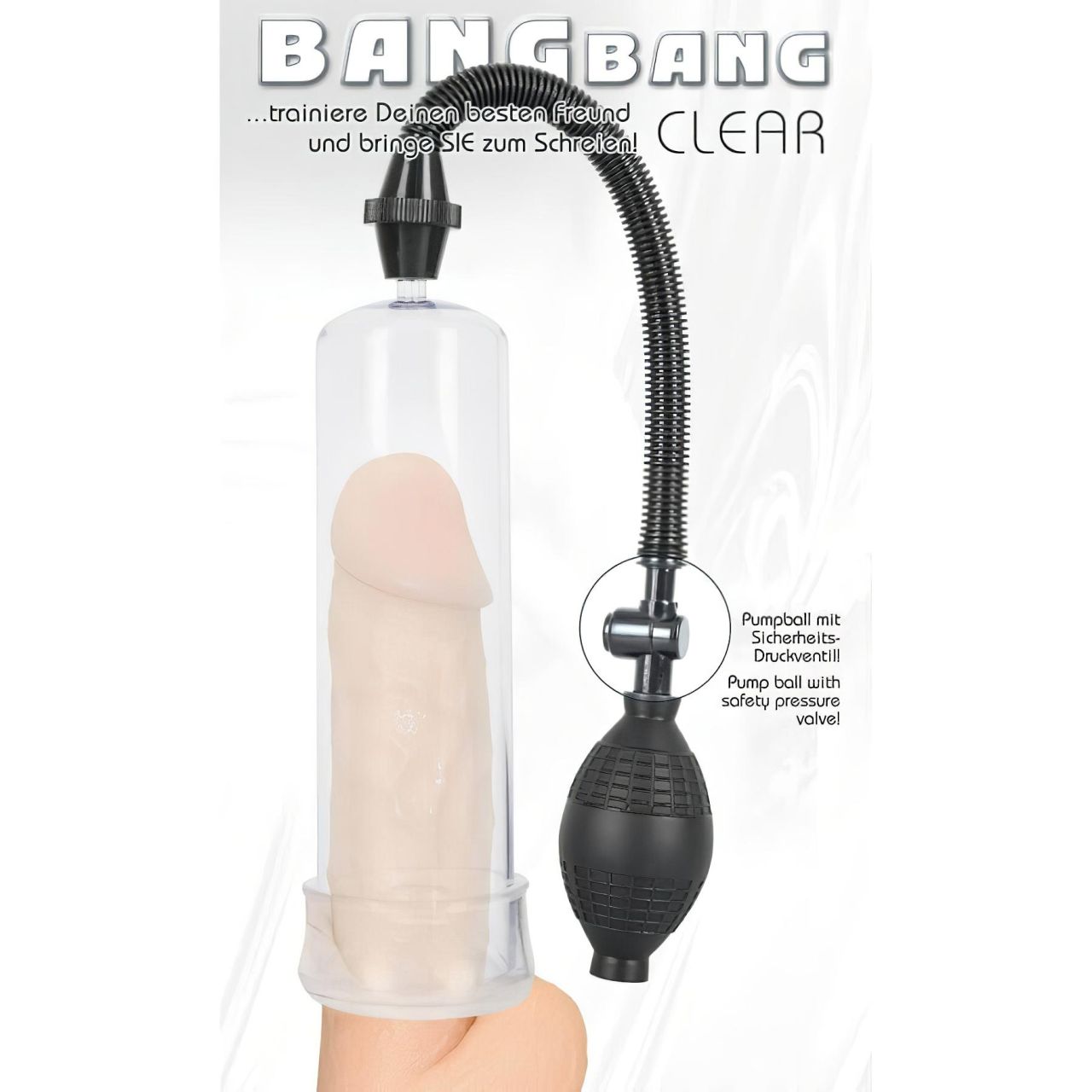 You2Toys - Bang Bang péniszpumpa (átlátszó)