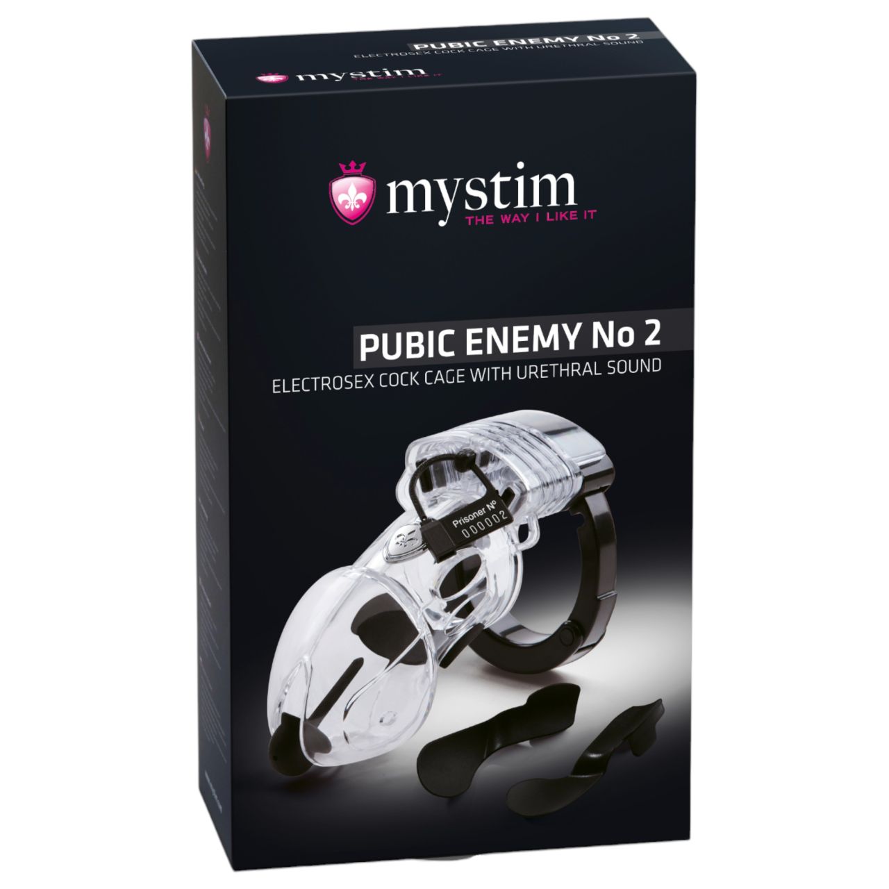 / mystim Pubic Enemy No 2 - elektro pénisz ketrec