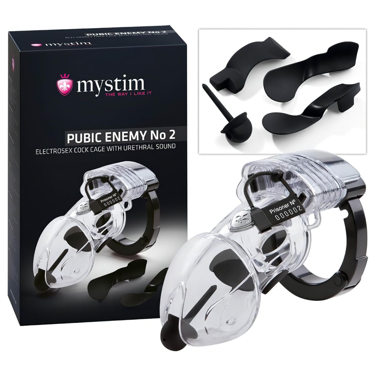 / mystim Pubic Enemy No 2 - elektro pénisz ketrec