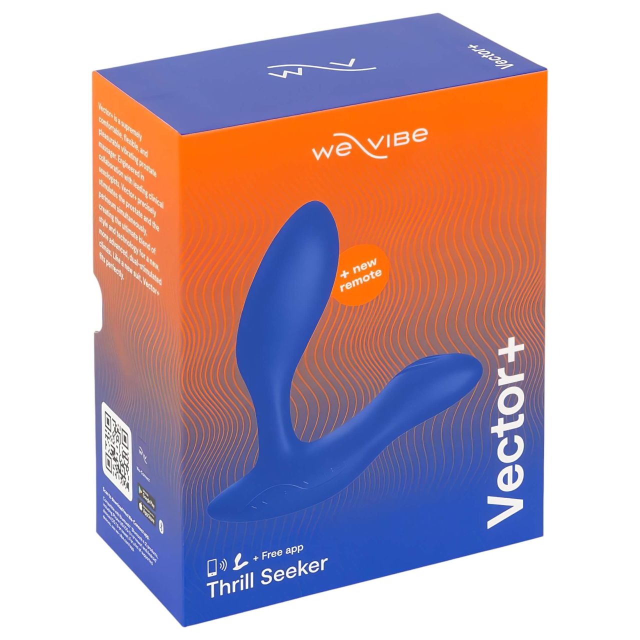 We-Vibe Vector+ - App-vezérelt análvibrátor (kék) We-Vibe Vector+ - App-vezérelt análvibrátor (kék)