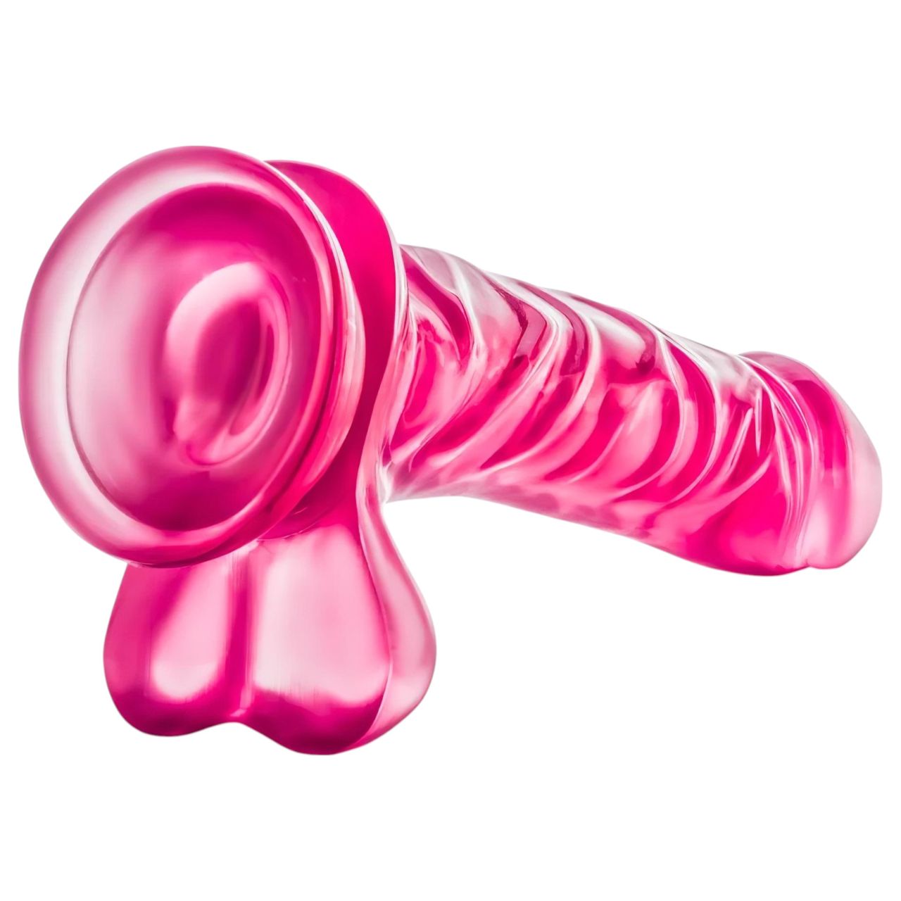 B Yours Basic 8 - herés dildó - 23 cm (pink) B Yours Basic 8 - herés dildó - 23 cm (pink)