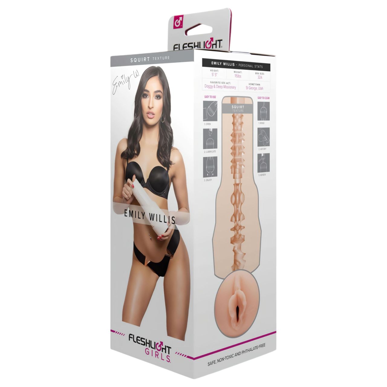 Fleshlight Emily Willis Squirt - élethű műpunci maszturbátor (testszínű) Fleshlight Emily Willis Squirt - élethű műpunci maszturbátor (testszínű)