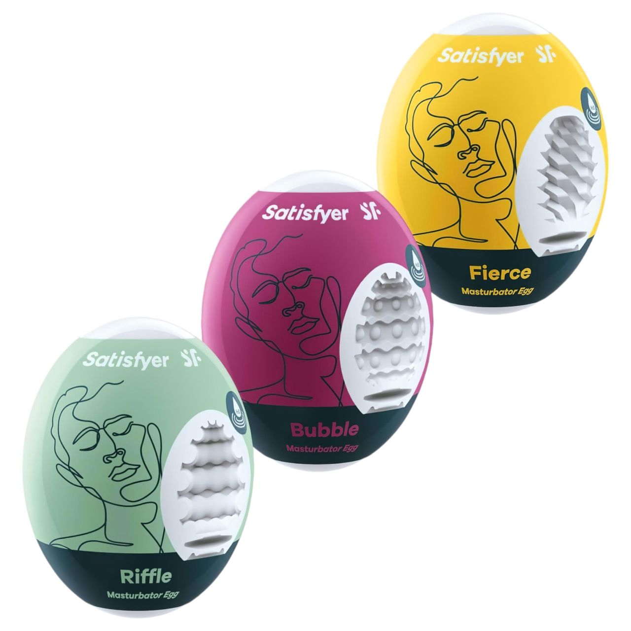 Satisfyer Egg RBF - tojás maszturbátor szett (3 db) Satisfyer Egg RBF - tojás maszturbátor szett (3 db)