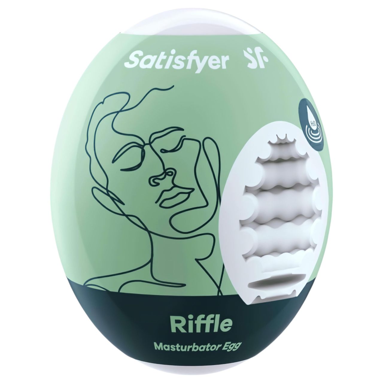 Satisfyer Egg Riffle - tojás maszturbátor (1 db) Satisfyer Egg Riffle - tojás maszturbátor (1 db)