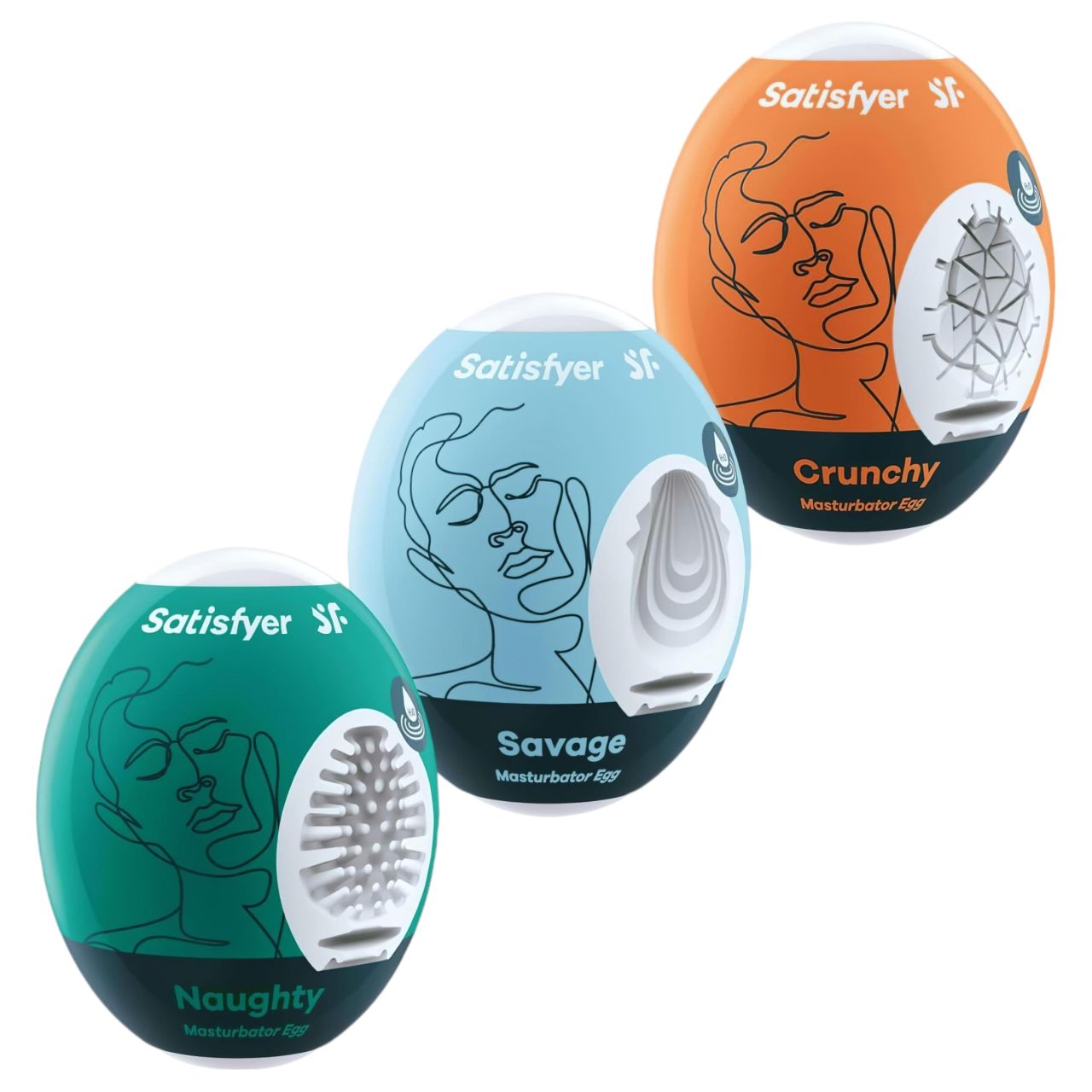 Satisfyer Egg NSC - tojás maszturbátor szett (3 db) Satisfyer Egg NSC - tojás maszturbátor szett (3 db)