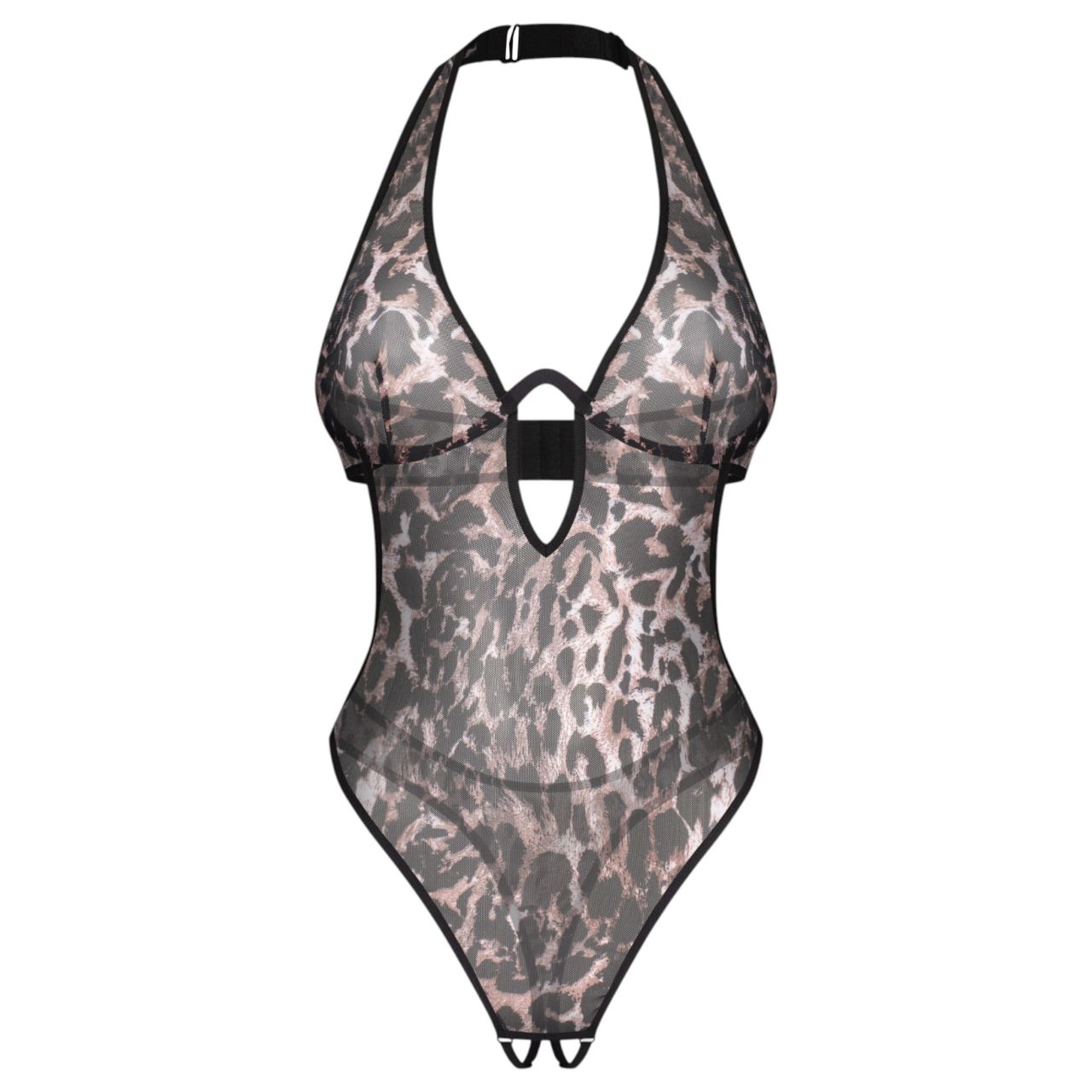 Obsessive Addia - leopárdmintás nyitott body Obsessive Addia - leopárdmintás nyitott body