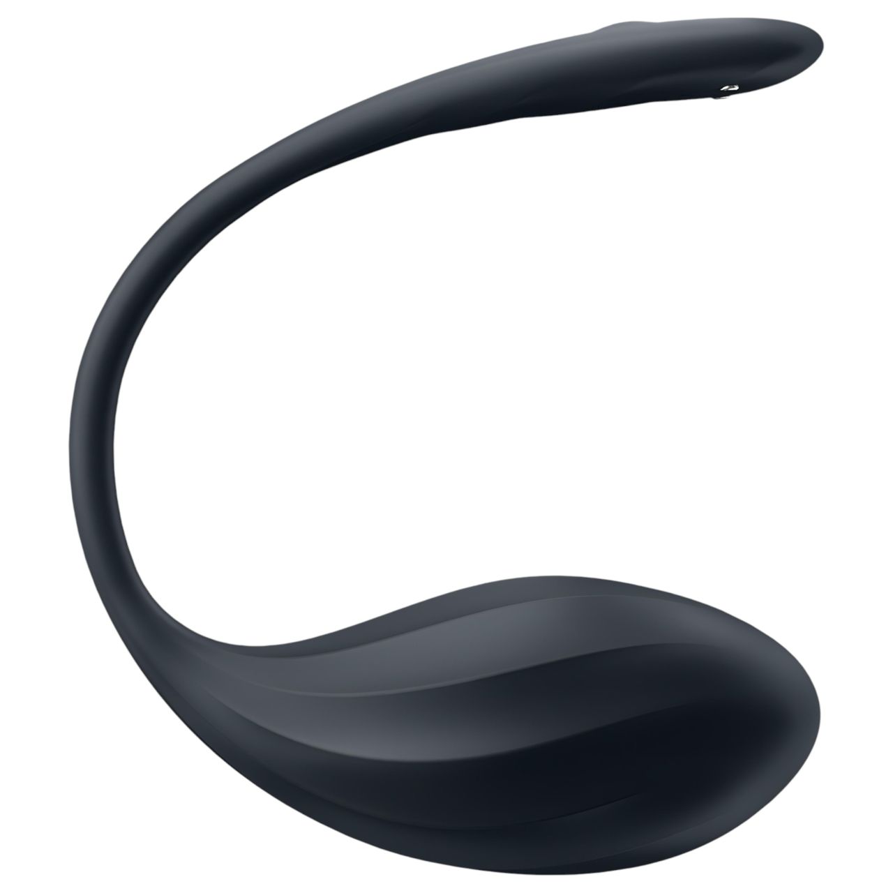 Satisfyer Ribbed Petal - hordható rádiós vibrációs tojás (fekete)