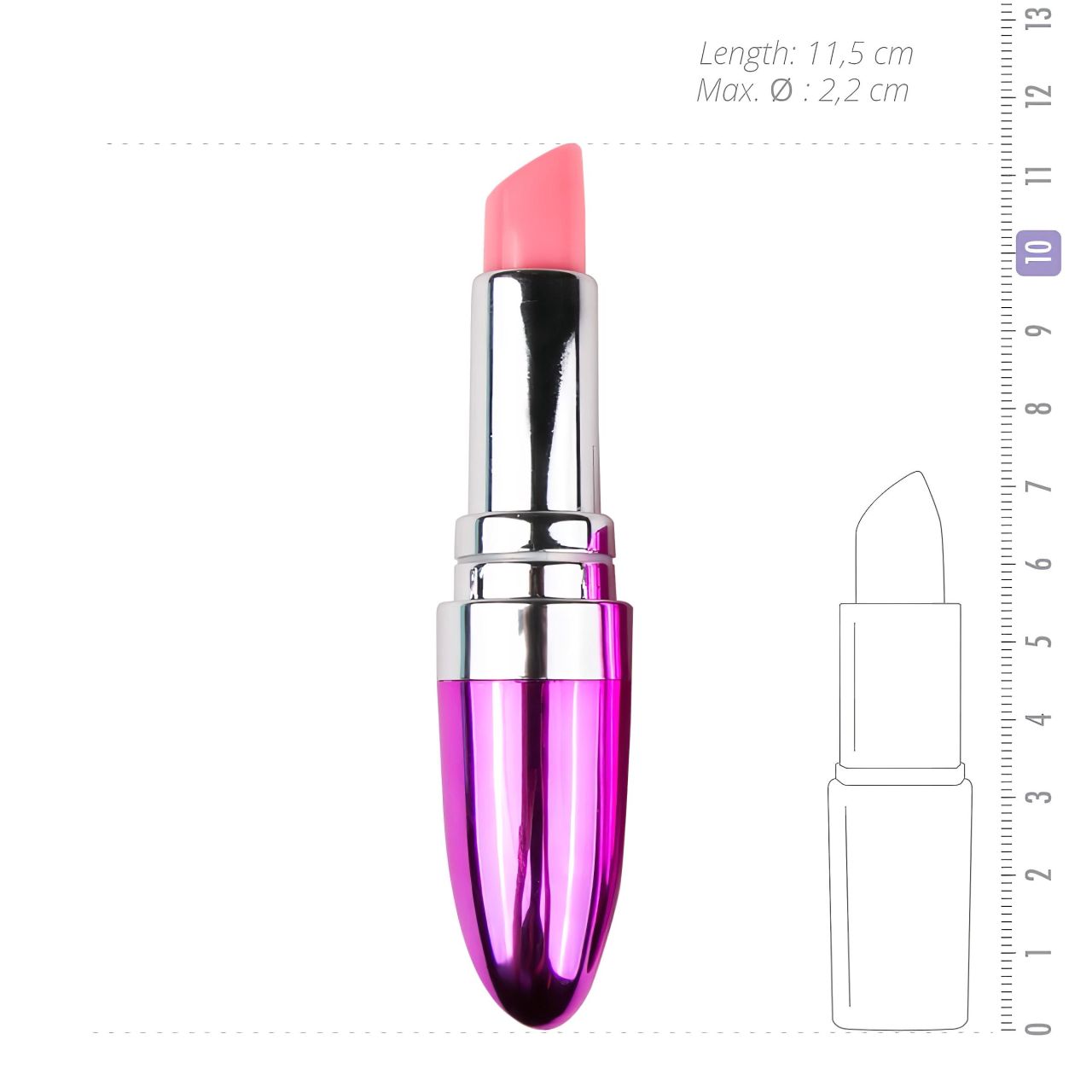 EasyToys Lipstick - vízálló rúzs vibrátor (pink) EasyToys Lipstick - vízálló rúzs vibrátor (pink)