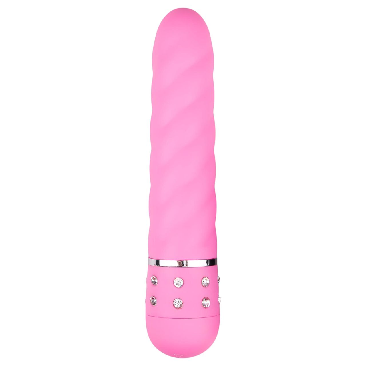 EasyToys Diamond - csavart rúd vibrátor (pink) EasyToys Diamond - csavart rúd vibrátor (pink)