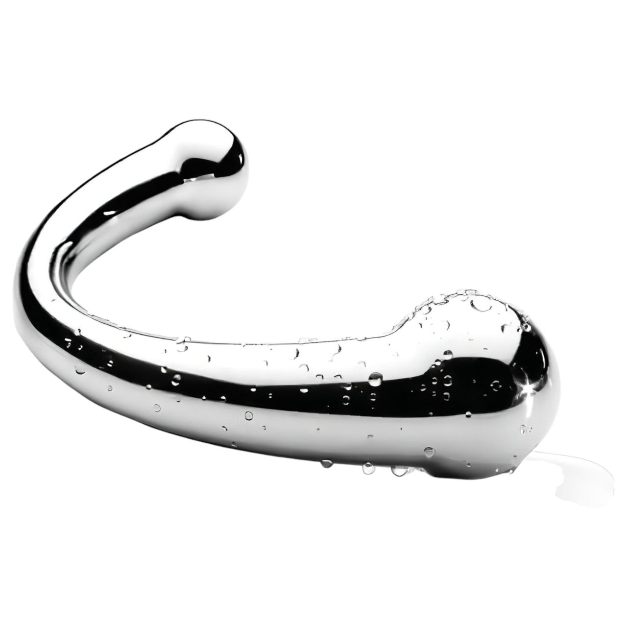 NJOY Pure Wand - anál horog dildó (ezüst) NJOY Pure Wand - anál horog dildó (ezüst)