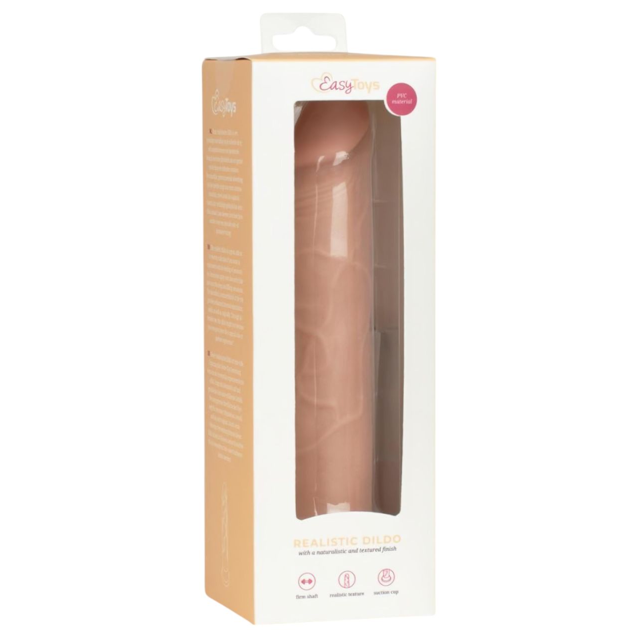 EasyToys - élethű dildó - 17,5 cm (testszínű) EasyToys - élethű dildó - 17,5 cm (testszínű)