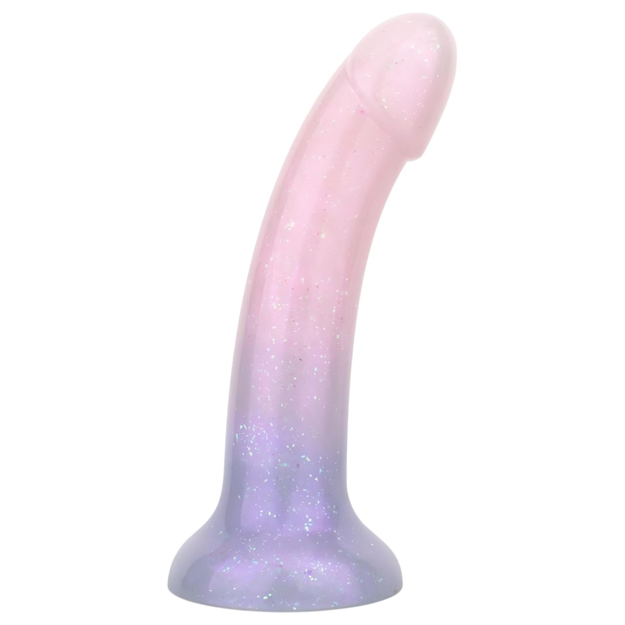EasyToys Mermaid - csillámos dildó - 15 cm (pink) EasyToys Mermaid - csillámos dildó - 15 cm (pink)