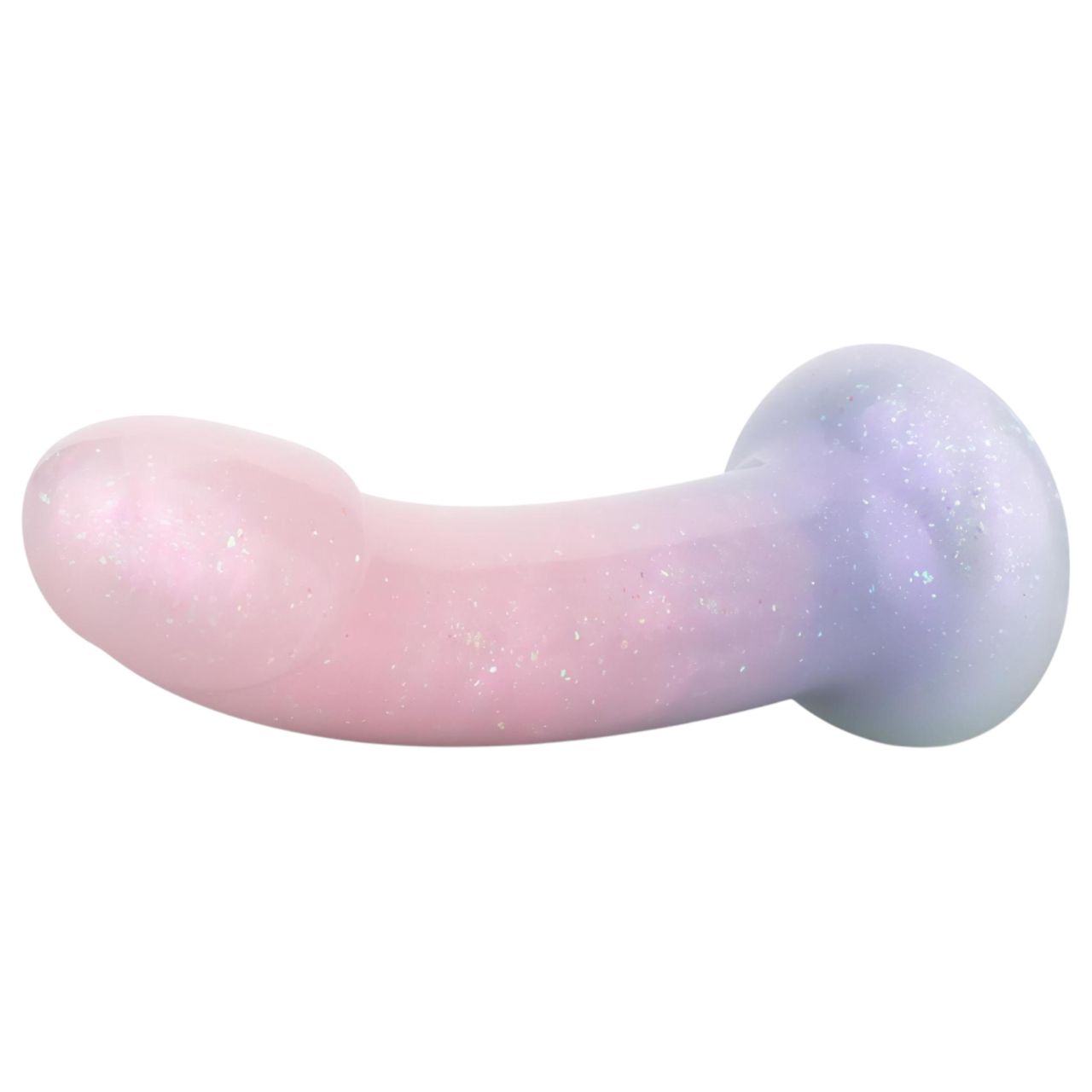EasyToys Mermaid - csillámos dildó - 19 cm (pink) EasyToys Mermaid - csillámos dildó - 19 cm (pink)