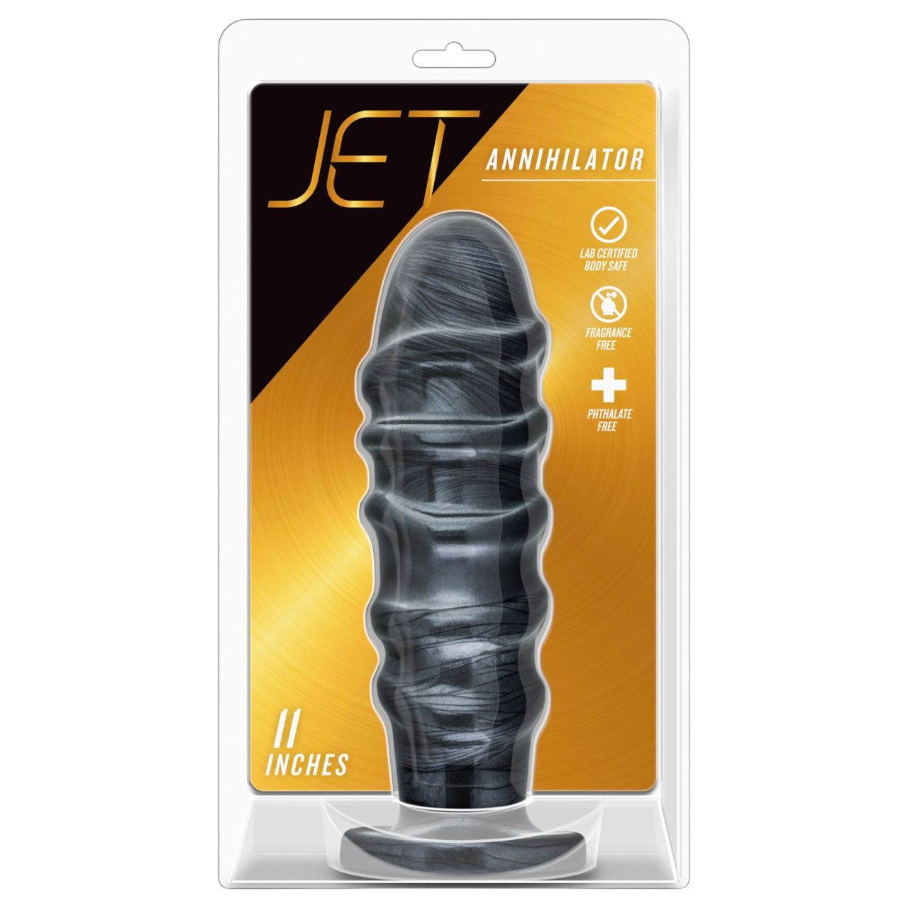 Blush Jet - XXL anál dildó (fekete) Blush Jet - XXL anál dildó (fekete)