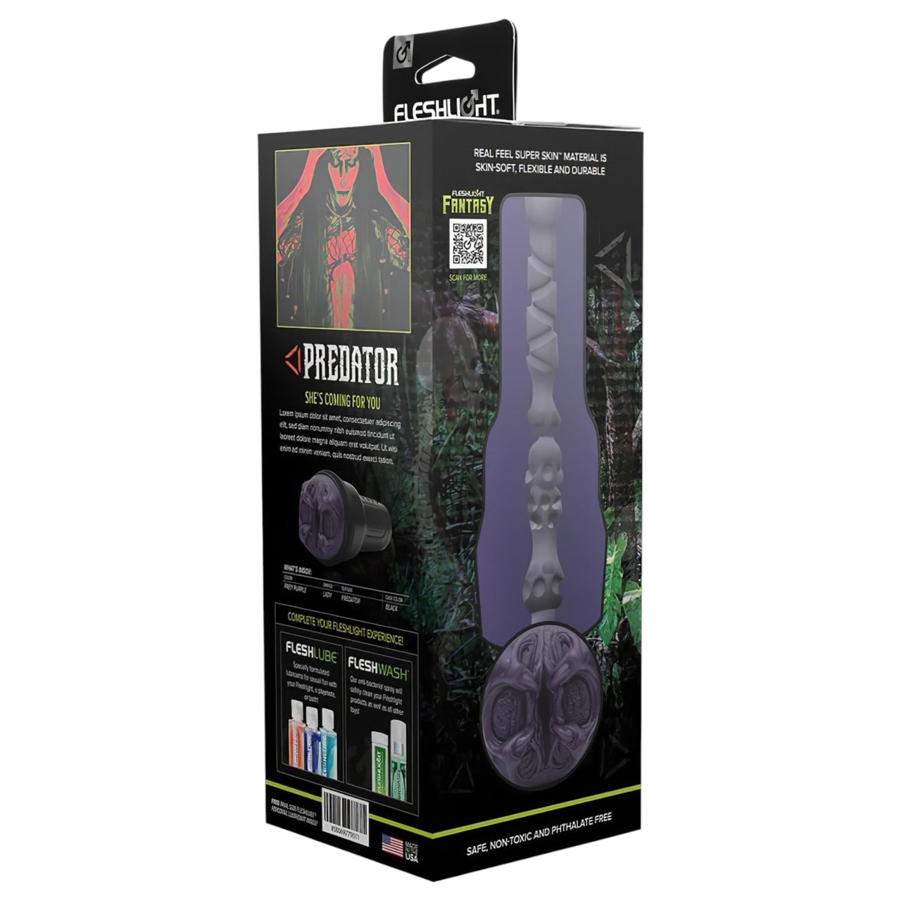 Fleshlight Fantasy Predator - fantázia műpunci maszturbátor (lila) Fleshlight Fantasy Predator - fantázia műpunci maszturbátor (lila)