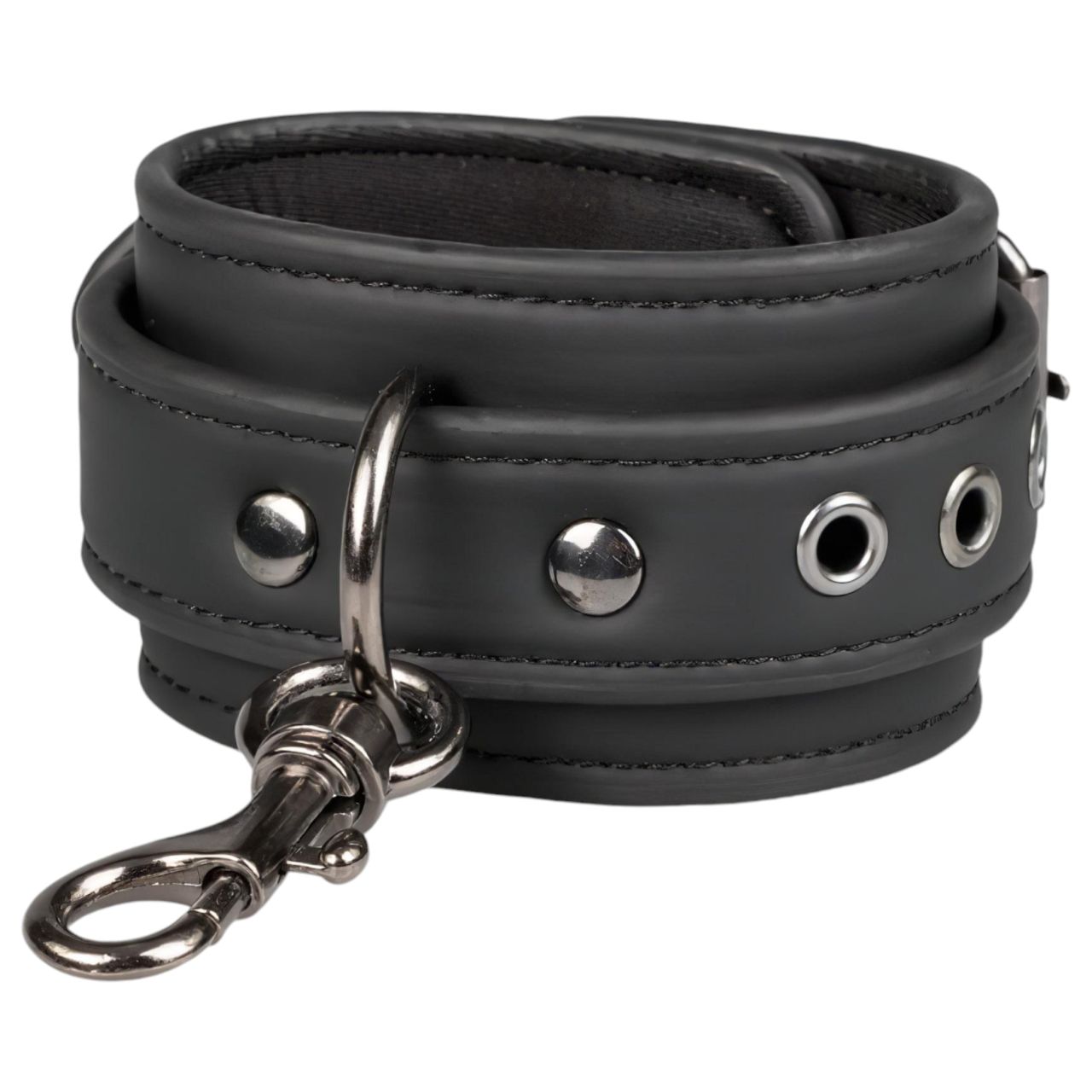 EasyToys - nyakörv, csukló- és bokabilincs szett (fekete) EasyToys - nyakörv, csukló- és bokabilincs szett (fekete)