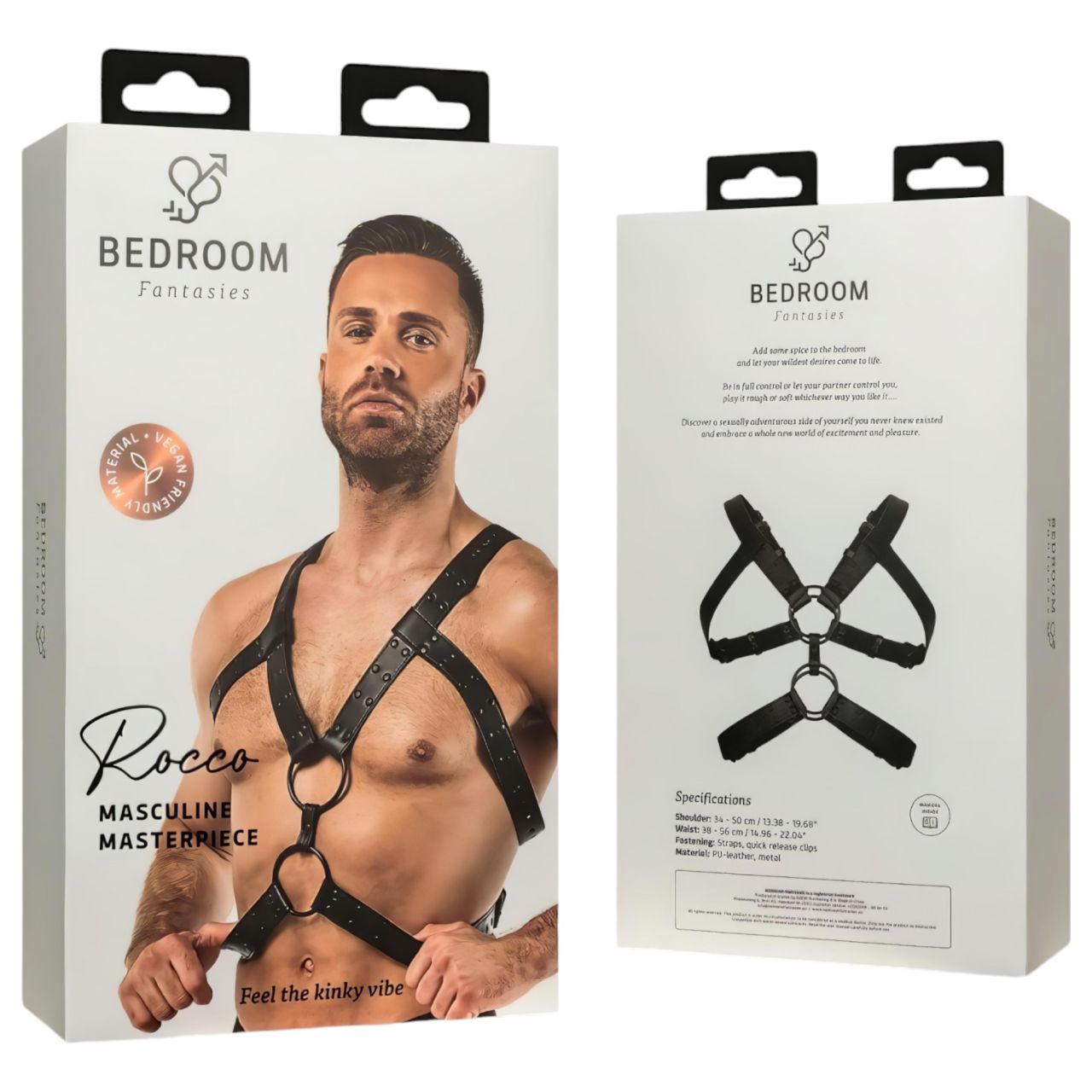 Bedroom Fantasies Rocco - fekete testhám felső (S-XL) Bedroom Fantasies Rocco - fekete testhám felső (S-XL)