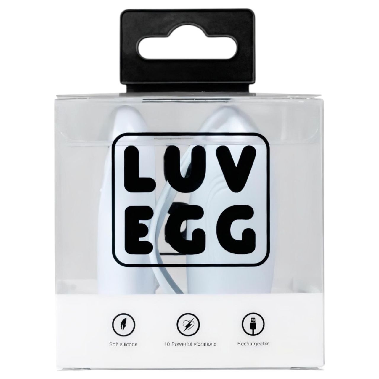 LUV EGG - hordható akkus, rádiós vibrotojás (kék)