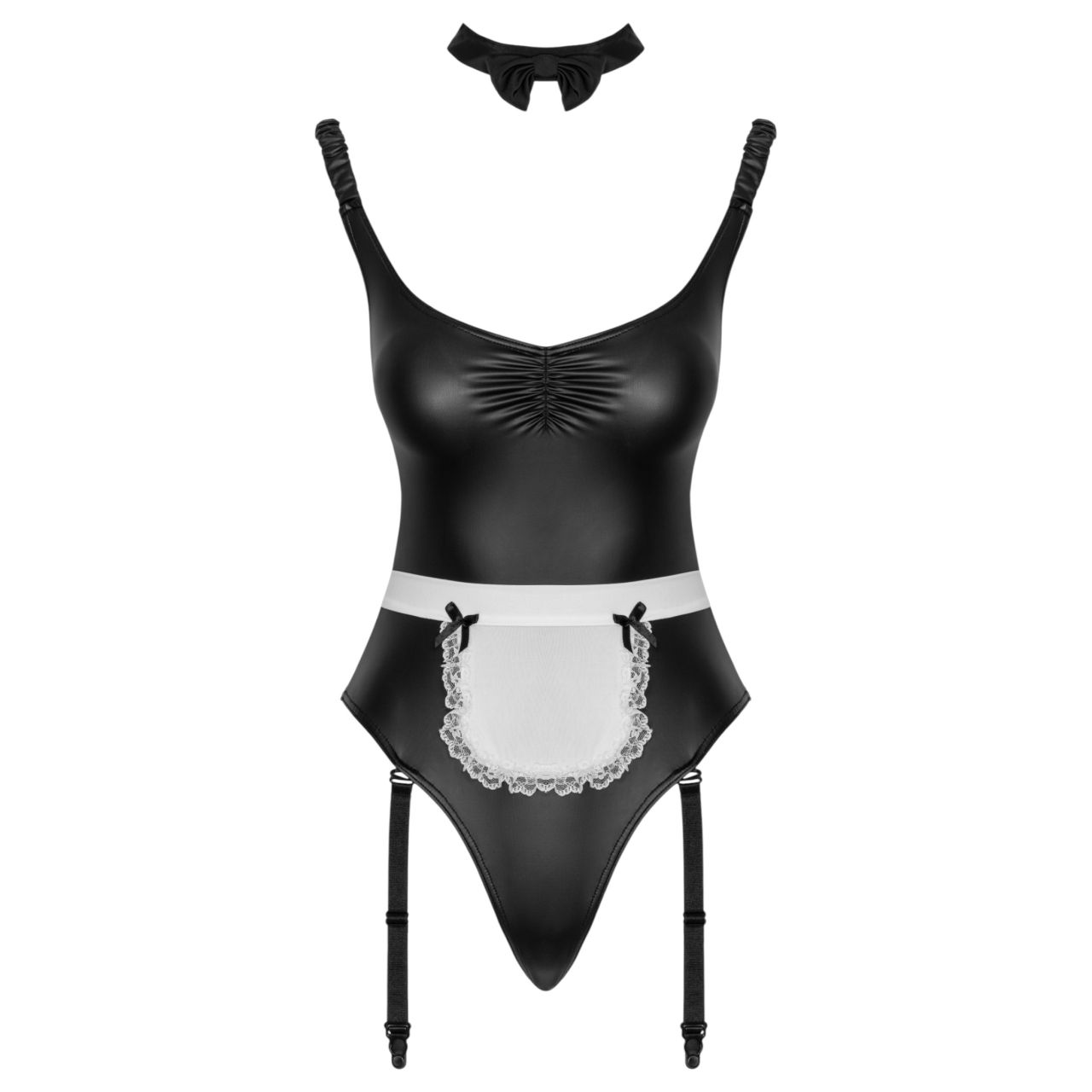 Cottelli - szobalány body köténnyel (fekete) Cottelli - szobalány body köténnyel (fekete)