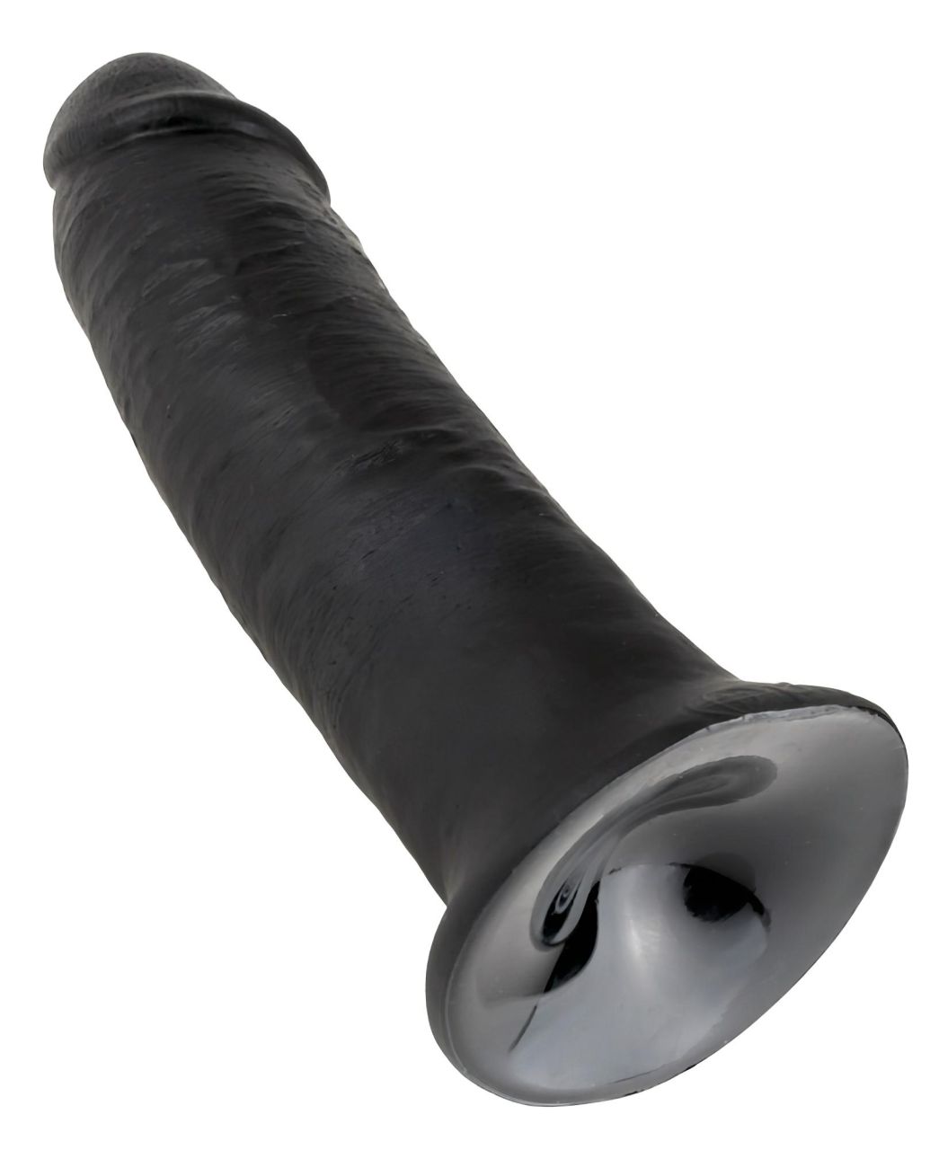 King Cock 10 - tapadókorongos dildó (25 cm, fekete) King Cock 10 - tapadókorongos dildó (25 cm, fekete)