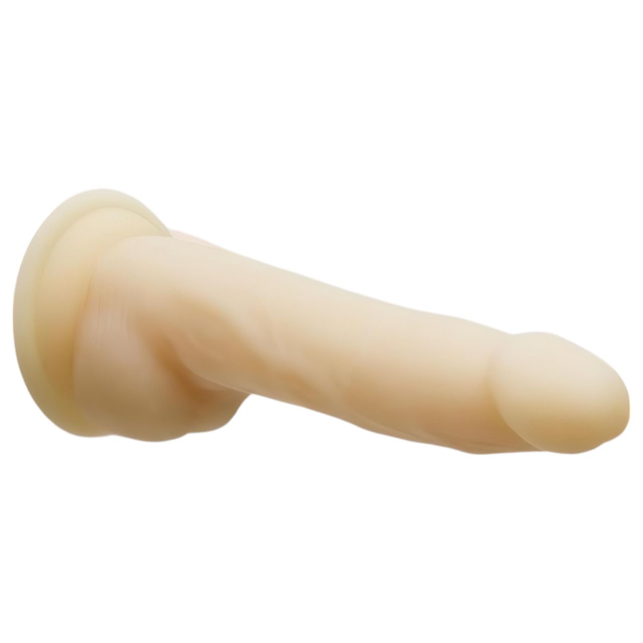Naked Addiction Rotating 7 - forgófejes vibrátor (18 cm) (natúr)