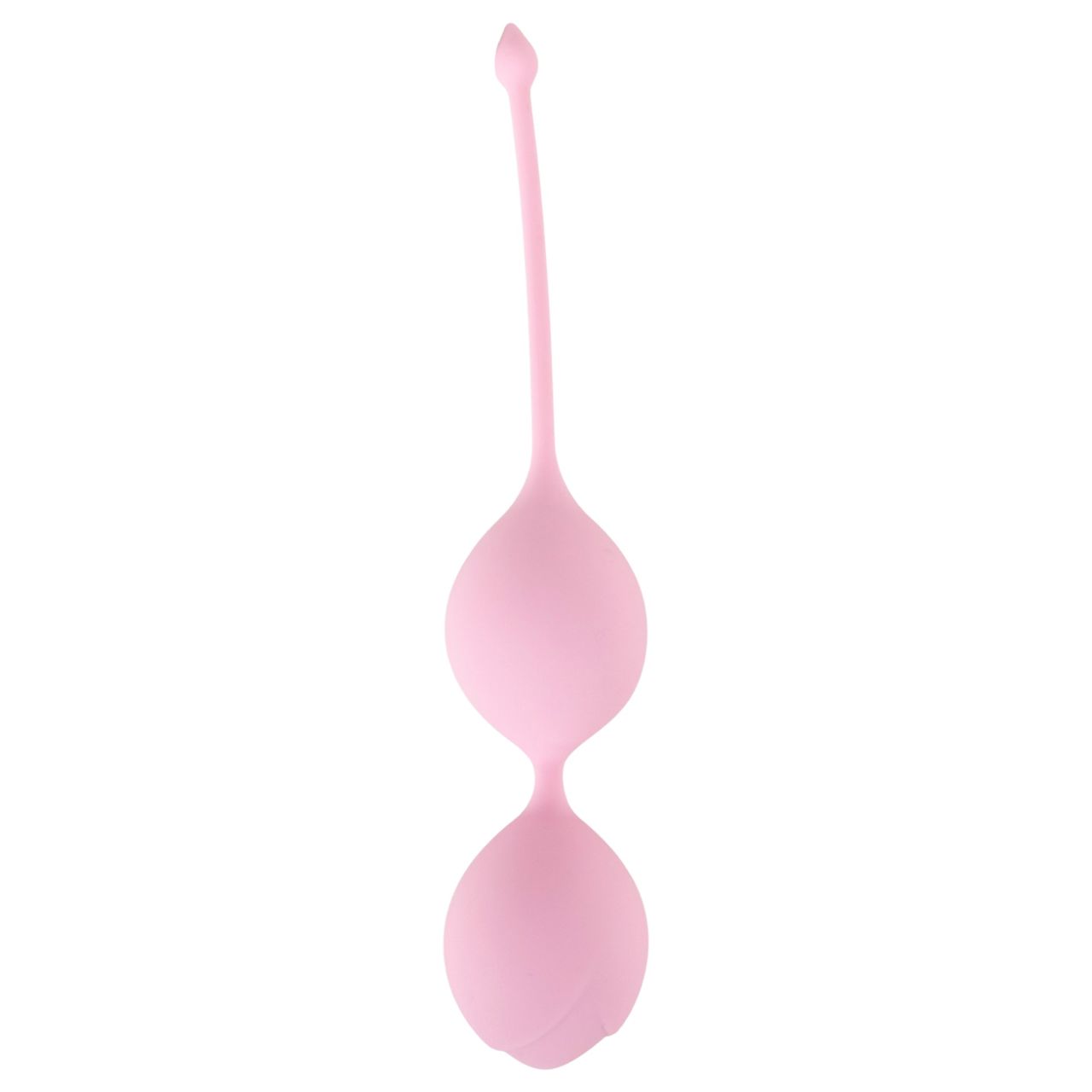 Cuties - duplagolyós szilikon gésagolyó kegel tornához (rózsaszín) Cuties - duplagolyós szilikon gésagolyó kegel tornához (rózsaszín)